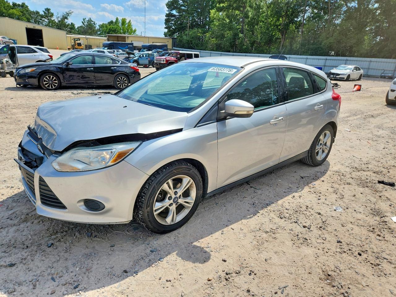 2013 Ford Focus Se Silver vin: 1FADP3K26DL255792