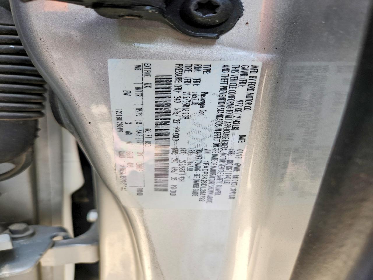 2013 Ford Focus Se Silver vin: 1FADP3K26DL255792