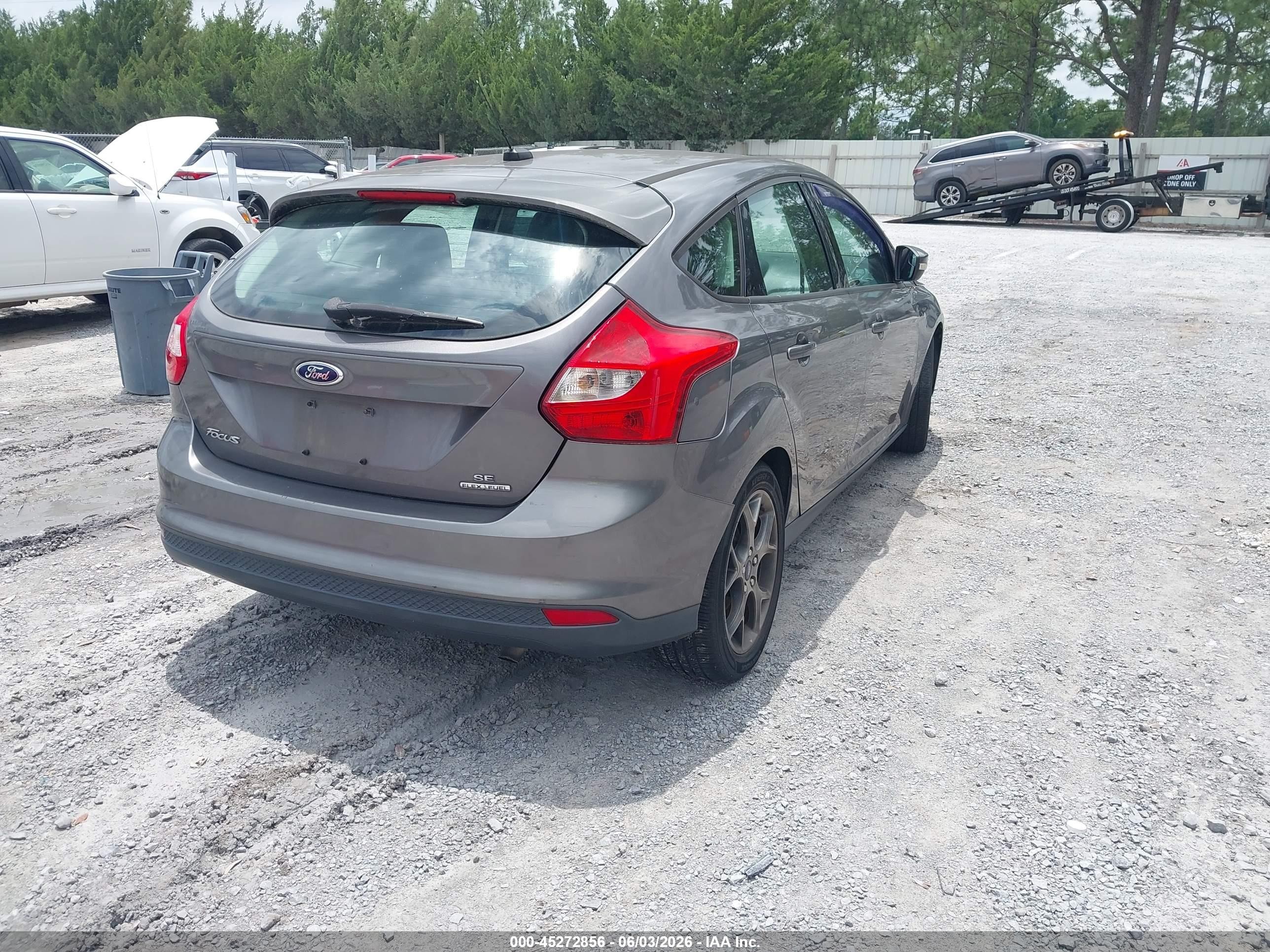2013 Ford Focus Se Gray vin: 1FADP3K26DL285021