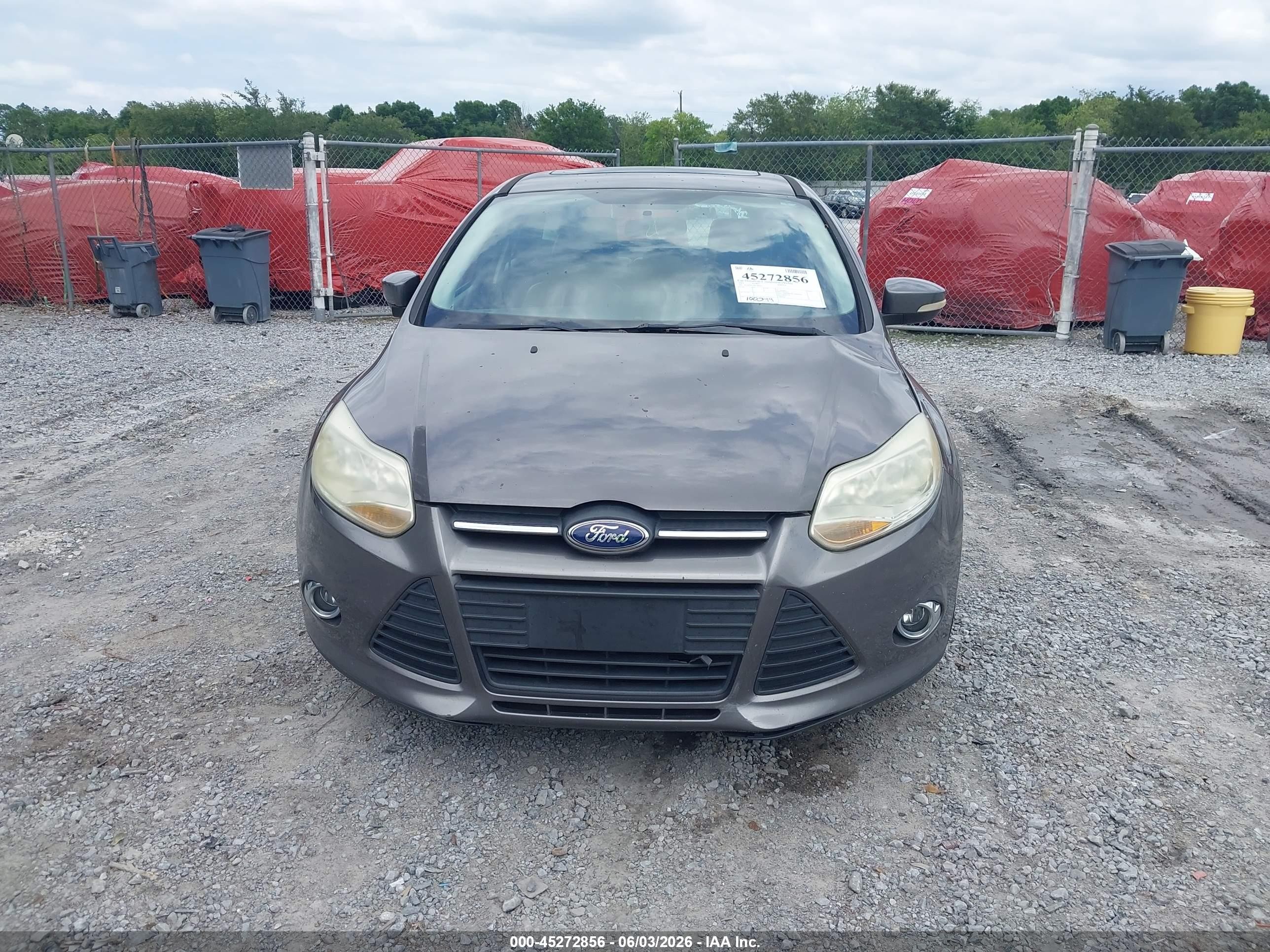 2013 Ford Focus Se Gray vin: 1FADP3K26DL285021