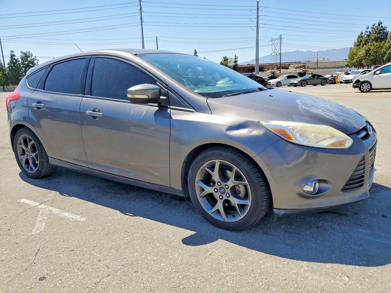 2013 Ford Focus Electric Gray vin: 1FADP3K26DL324917