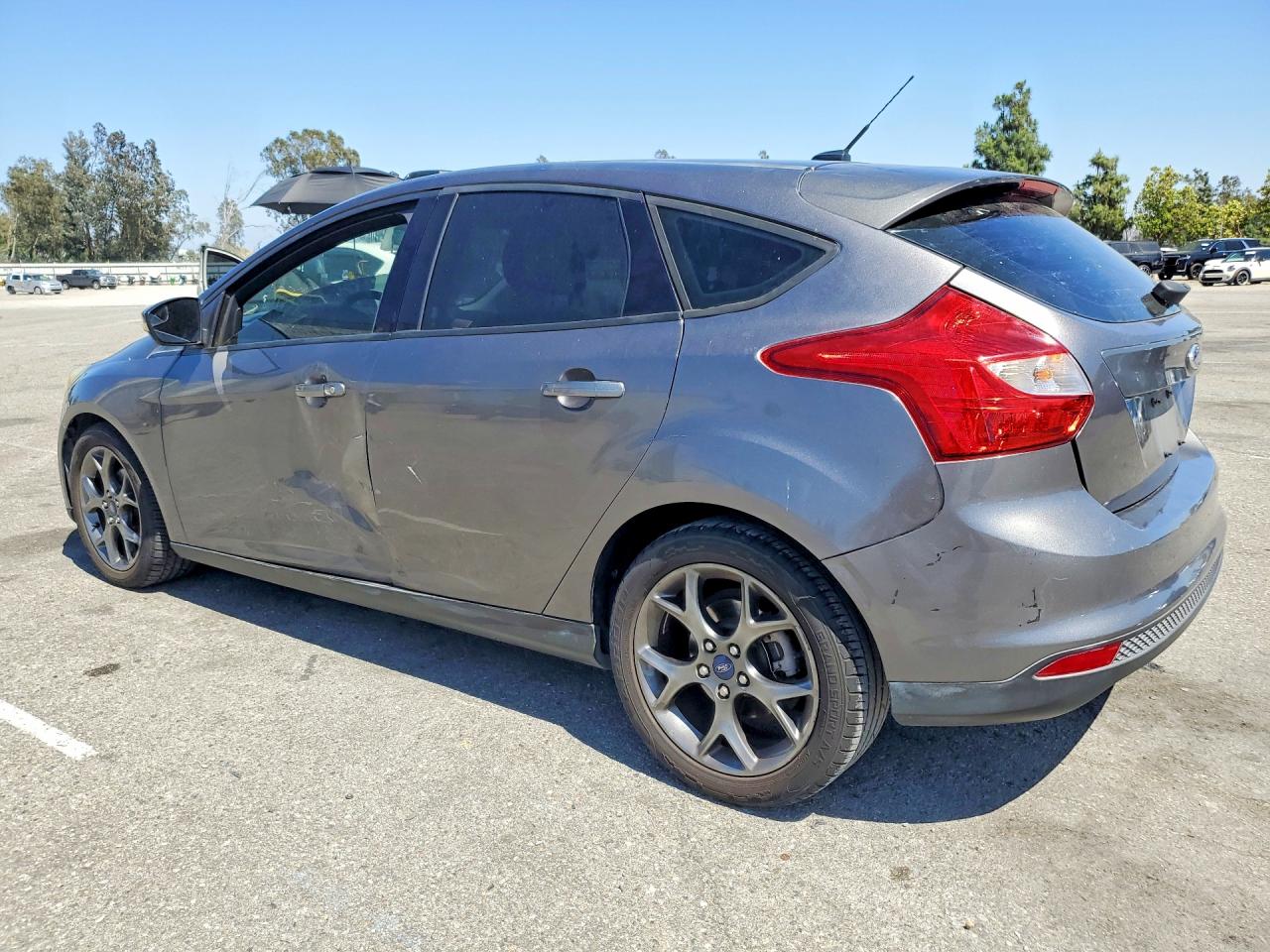2013 Ford Focus Electric Gray vin: 1FADP3K26DL324917