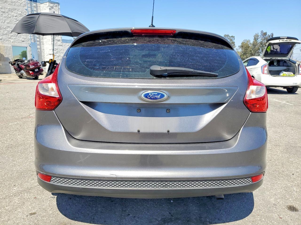 2013 Ford Focus Electric Gray vin: 1FADP3K26DL324917