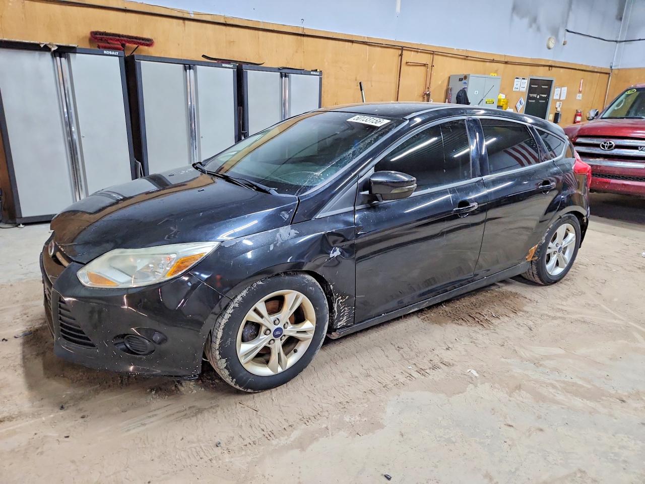 2014 Ford Focus Se Black vin: 1FADP3K26EL176009
