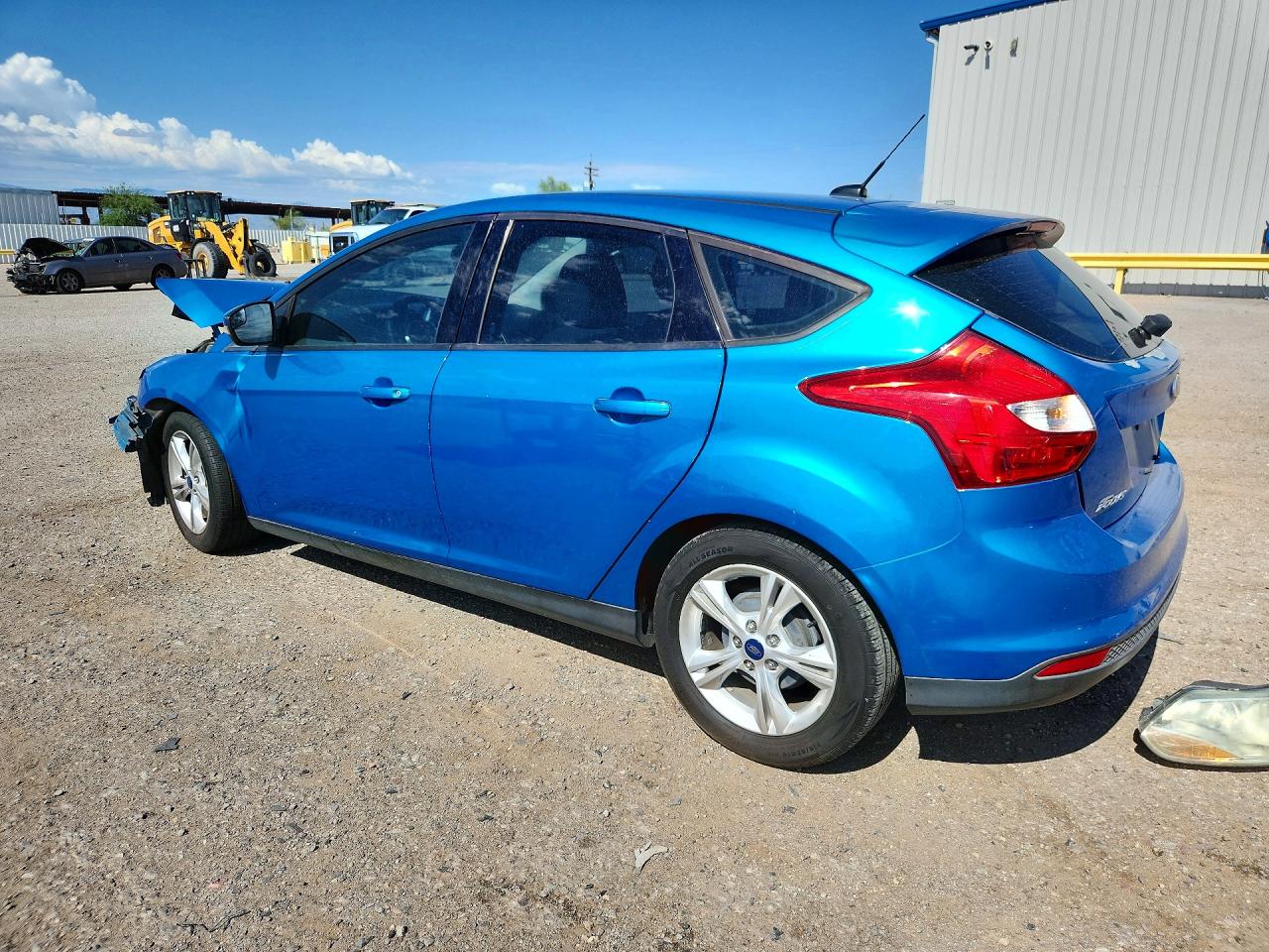 2014 Ford Focus Se Blue vin: 1FADP3K26EL185633