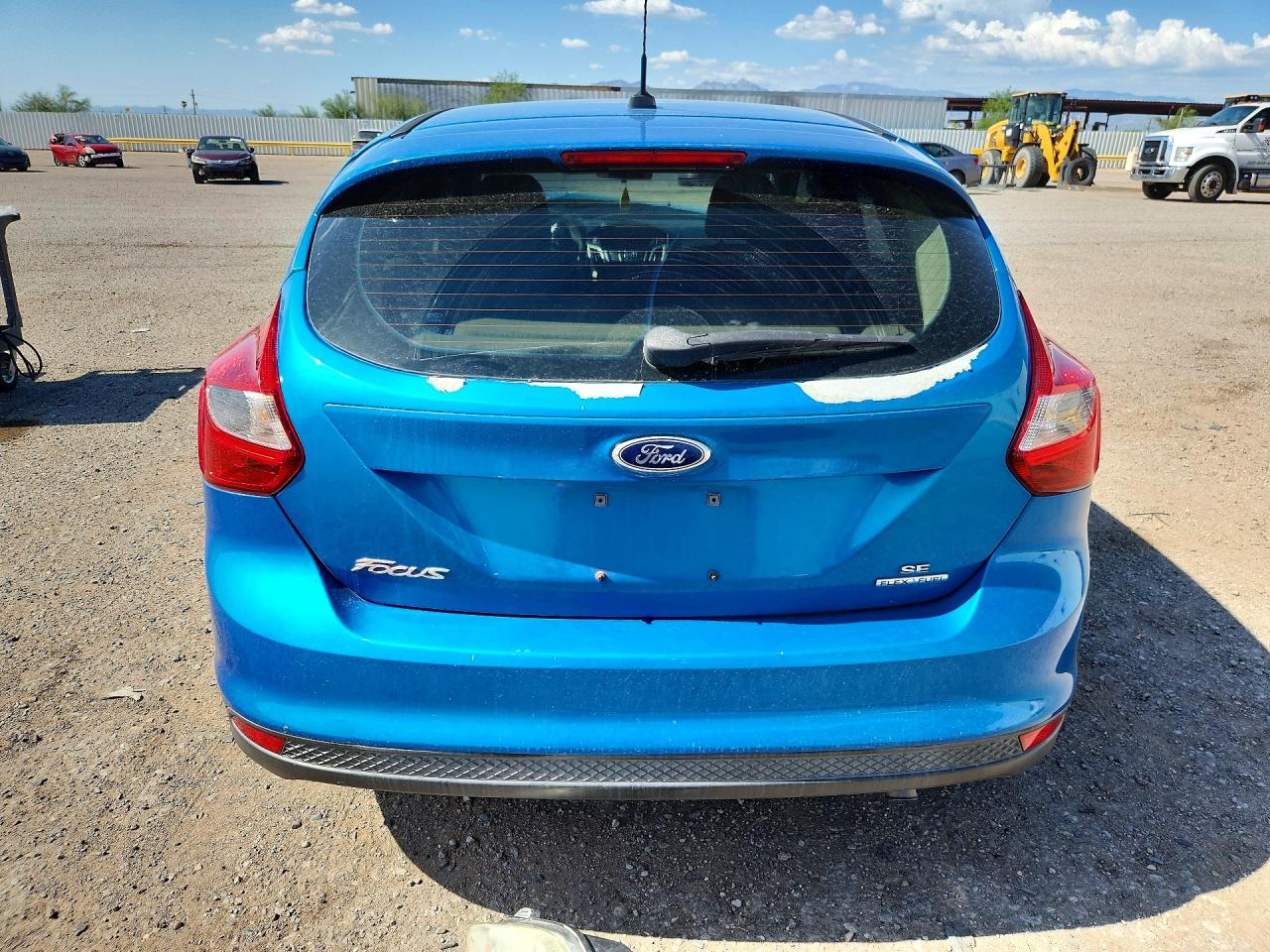 2014 Ford Focus Se Blue vin: 1FADP3K26EL185633