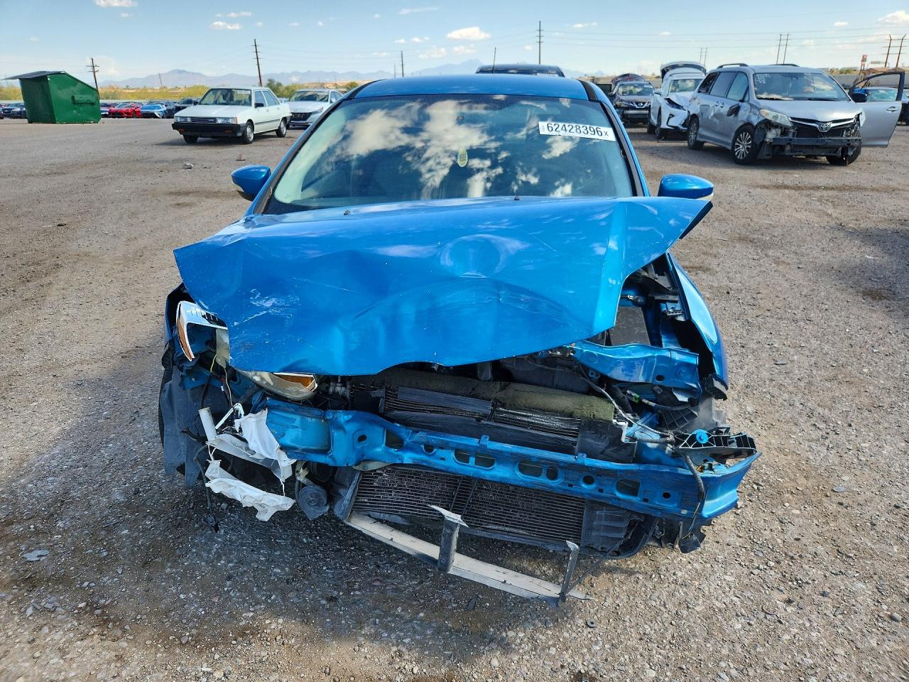 2014 Ford Focus Se Blue vin: 1FADP3K26EL185633