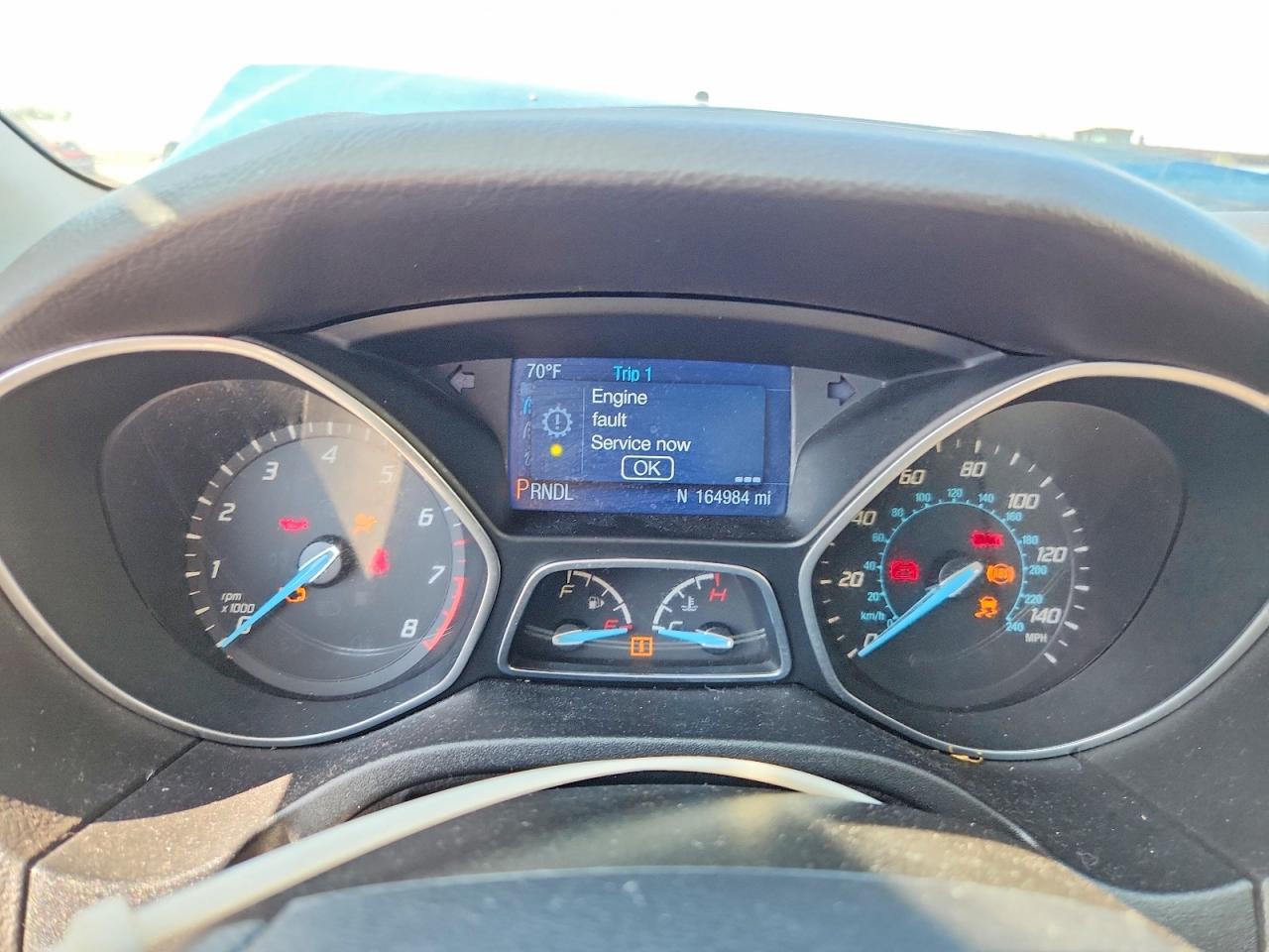 2014 Ford Focus Se Blue vin: 1FADP3K26EL185633