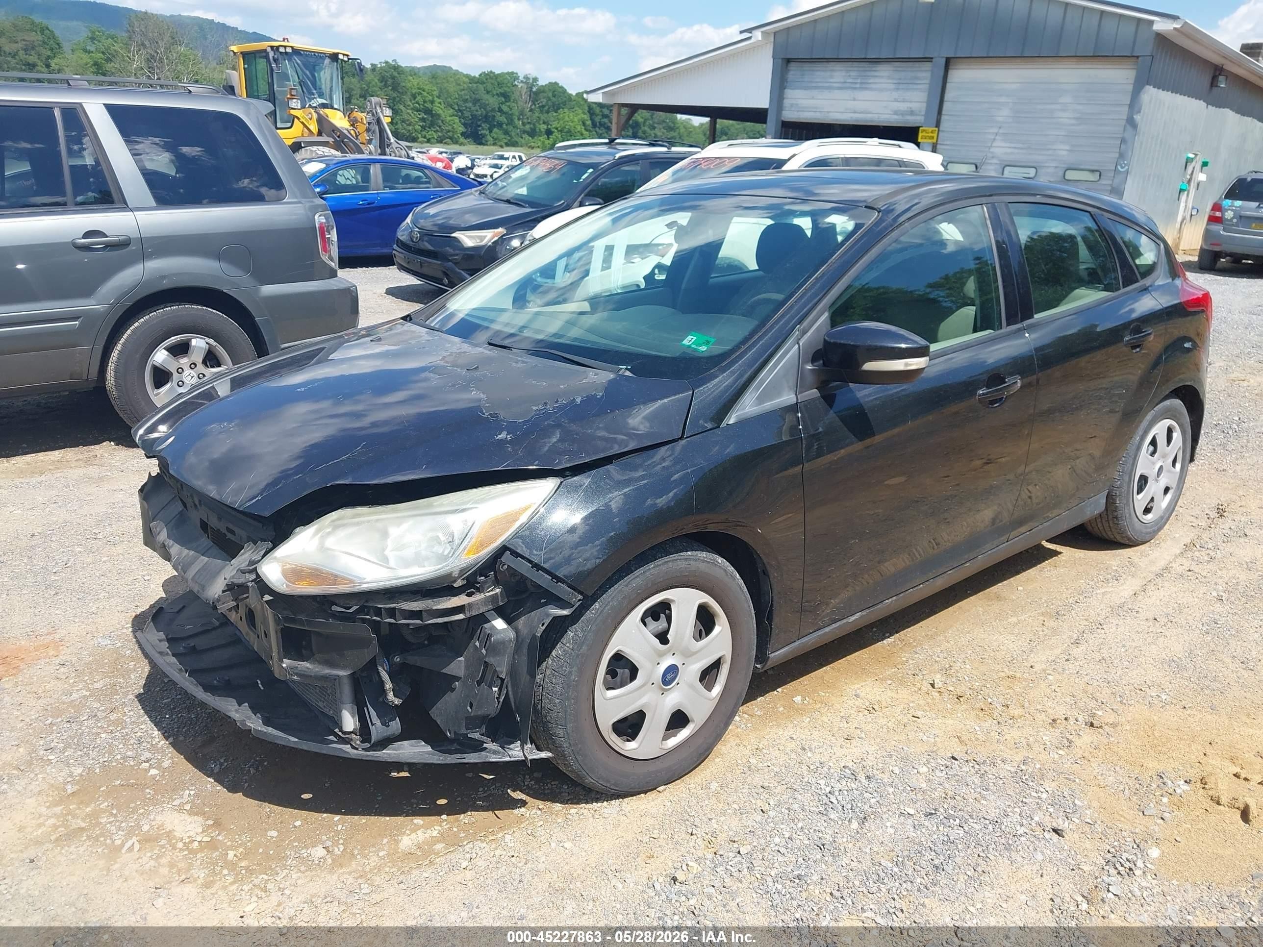 2014 Ford Focus Se Black vin: 1FADP3K26EL200423
