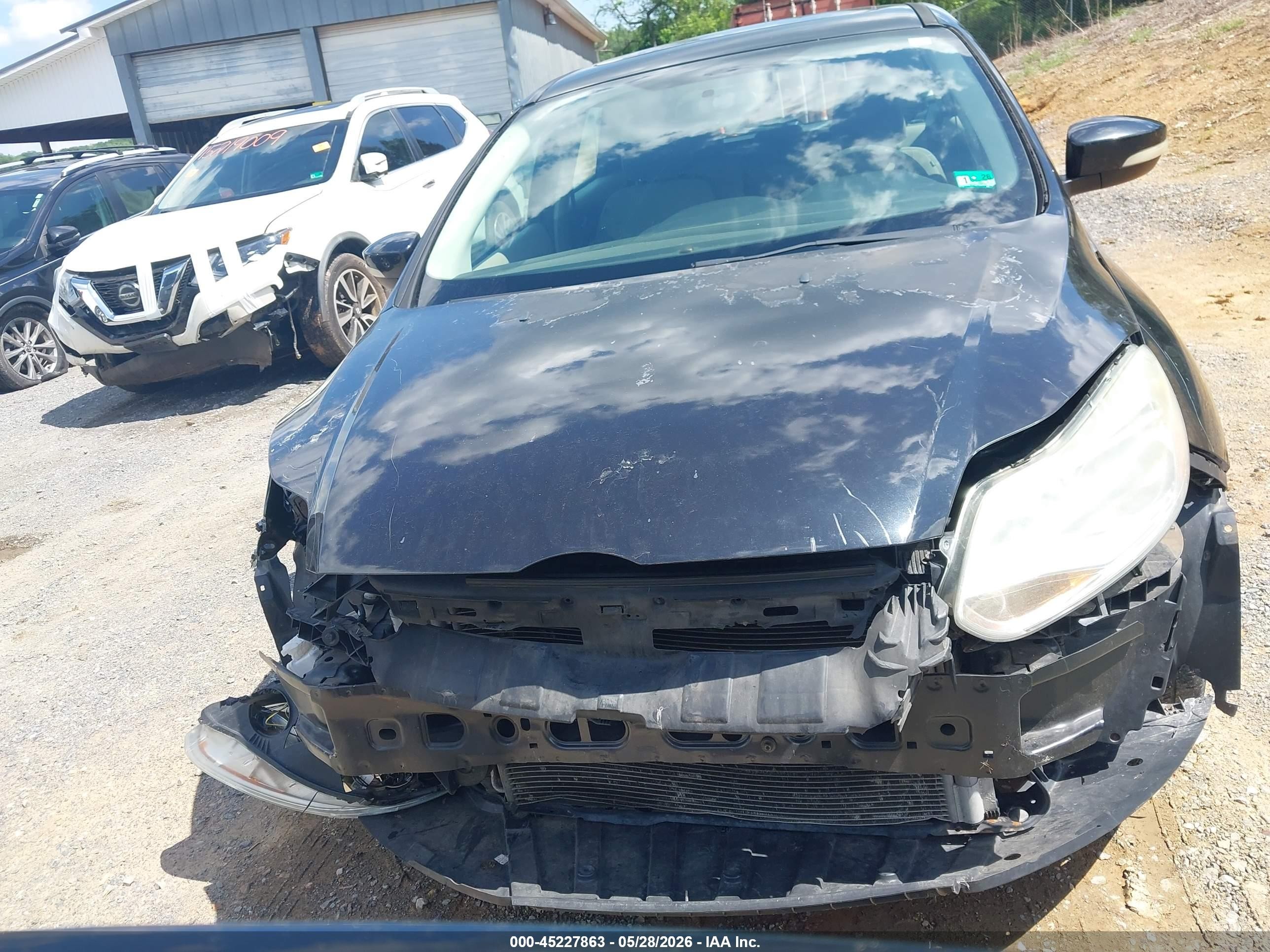 2014 Ford Focus Se Black vin: 1FADP3K26EL200423