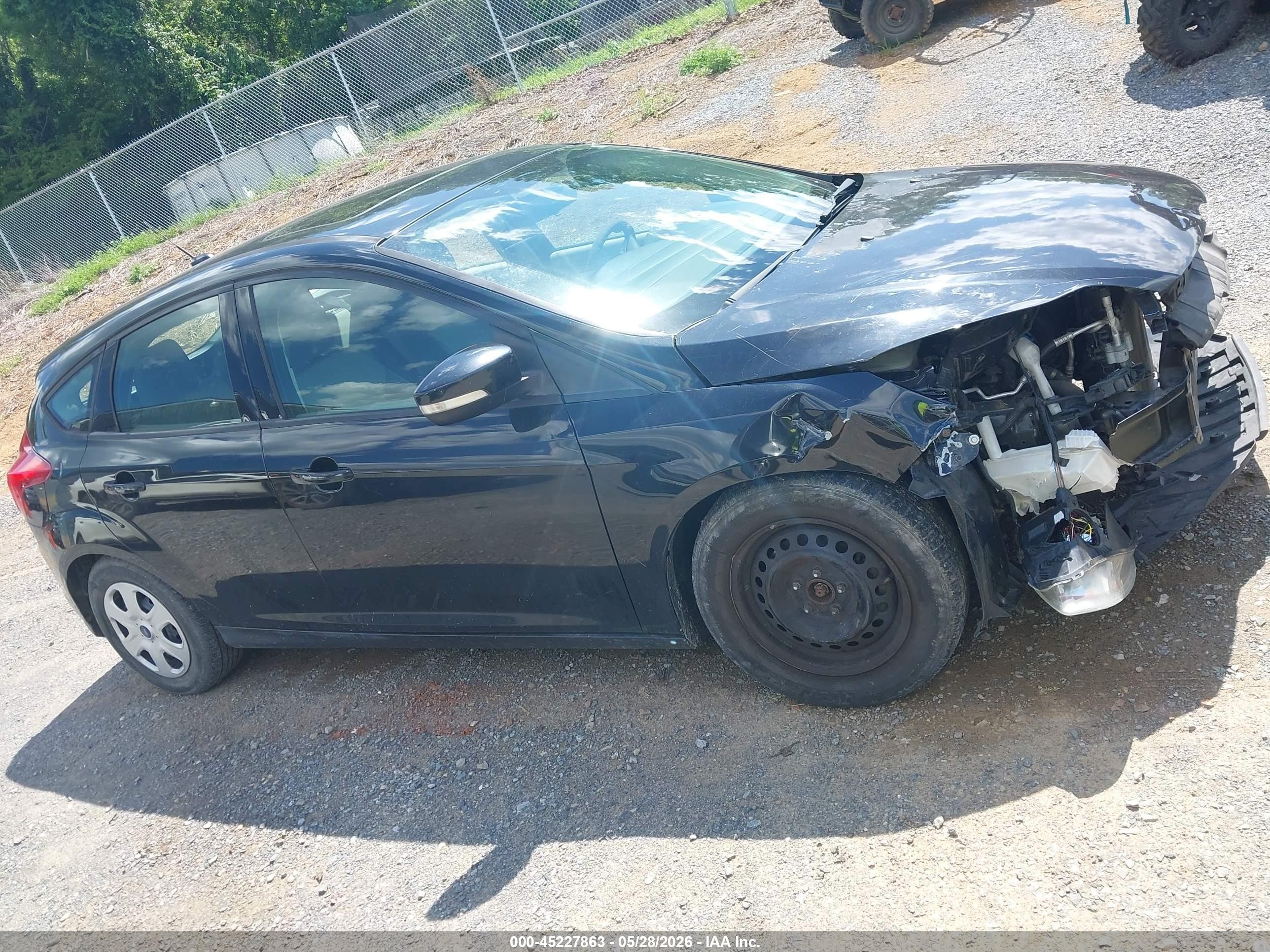 2014 Ford Focus Se Black vin: 1FADP3K26EL200423