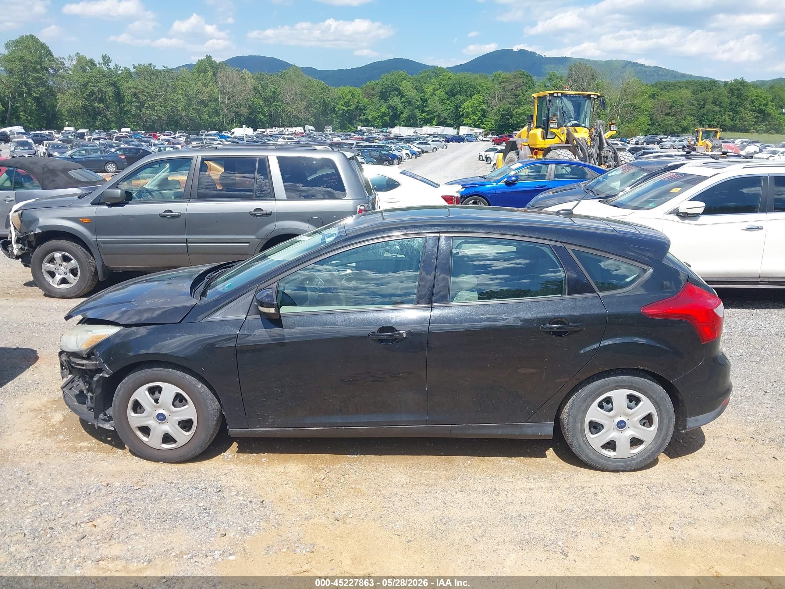 2014 Ford Focus Se Black vin: 1FADP3K26EL200423
