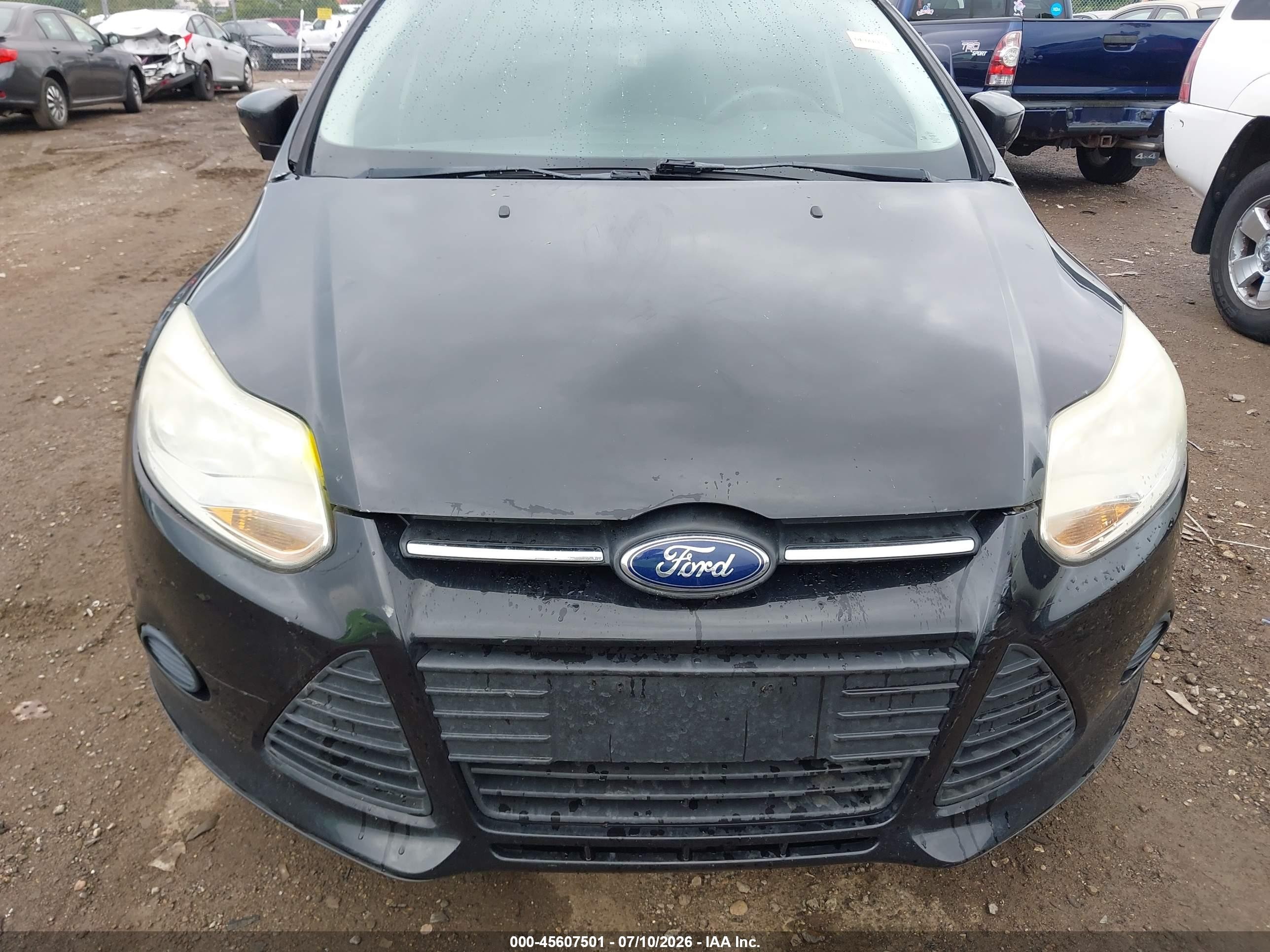 2014 Ford Focus Se Black vin: 1FADP3K26EL201717