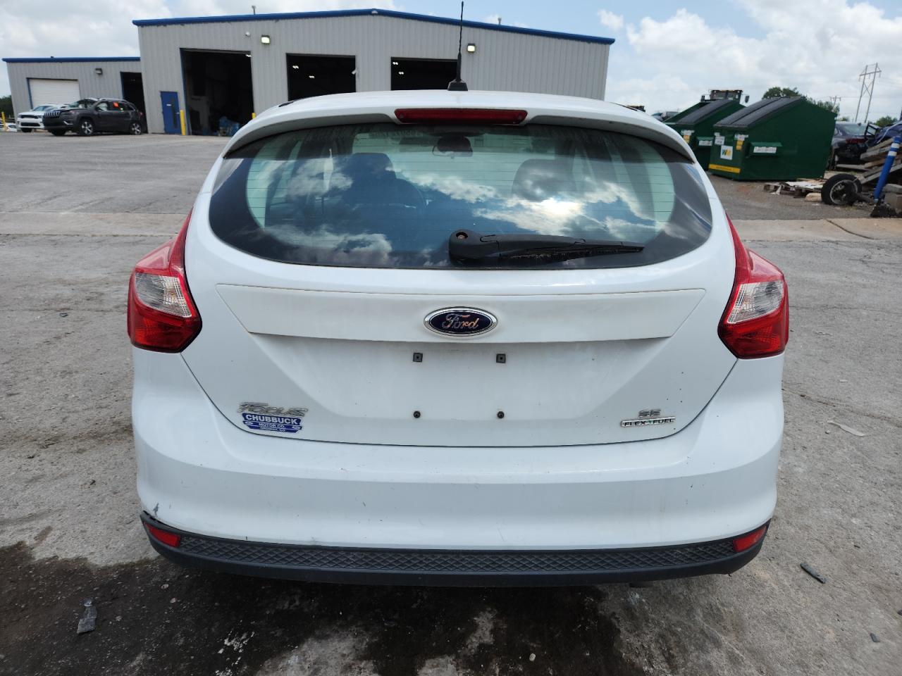 2014 Ford Focus Se Белый vin: 1FADP3K26EL238606
