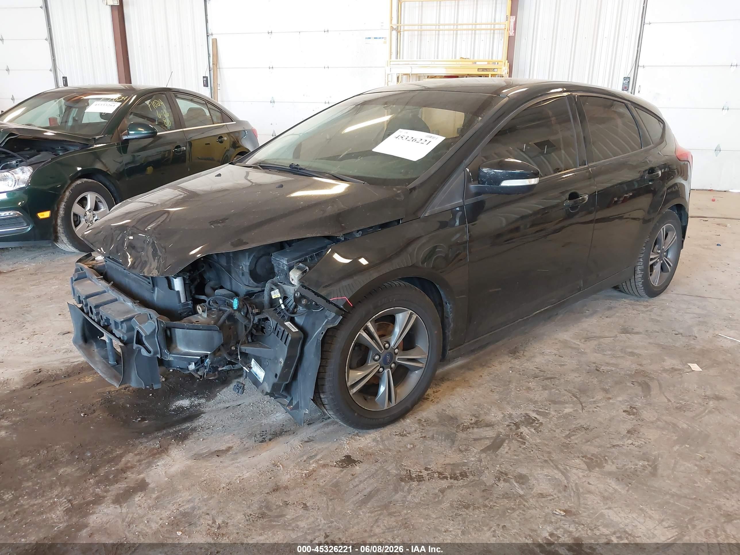 2014 Ford Focus Se Черный vin: 1FADP3K26EL278829