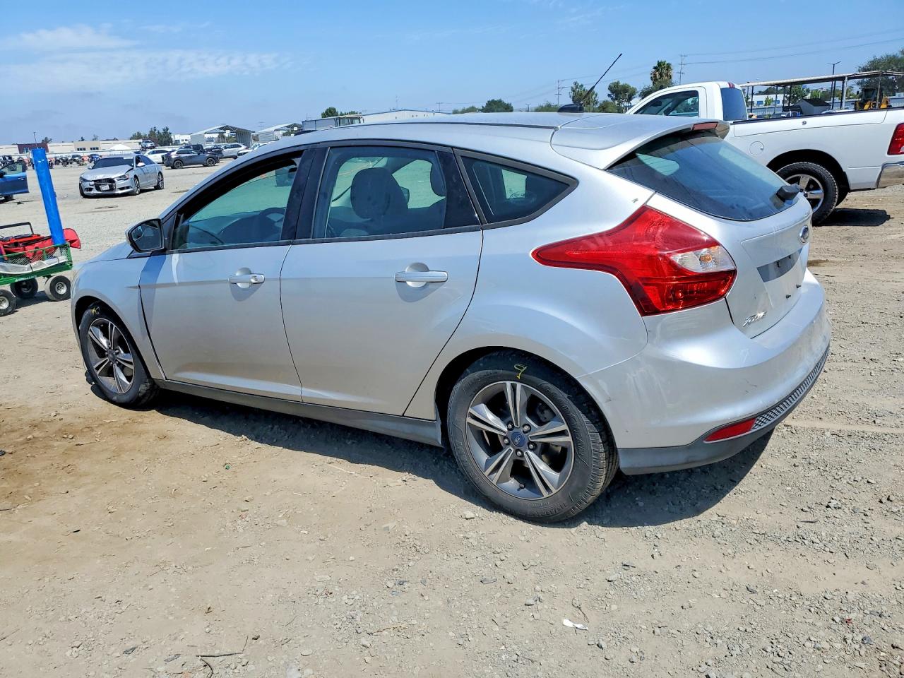 2014 Ford Focus Se Silver vin: 1FADP3K26EL287076