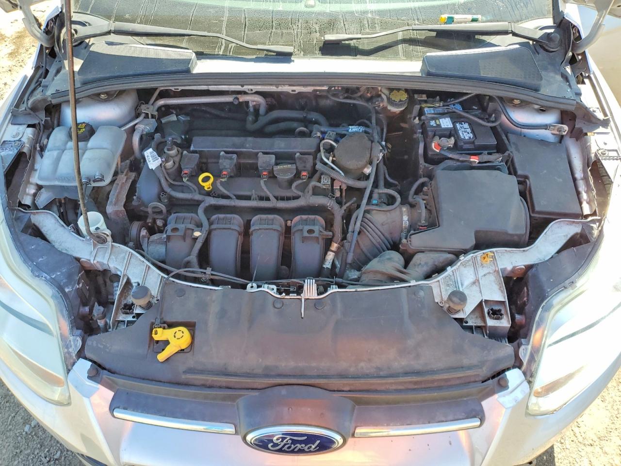 2014 Ford Focus Se Silver vin: 1FADP3K26EL287076