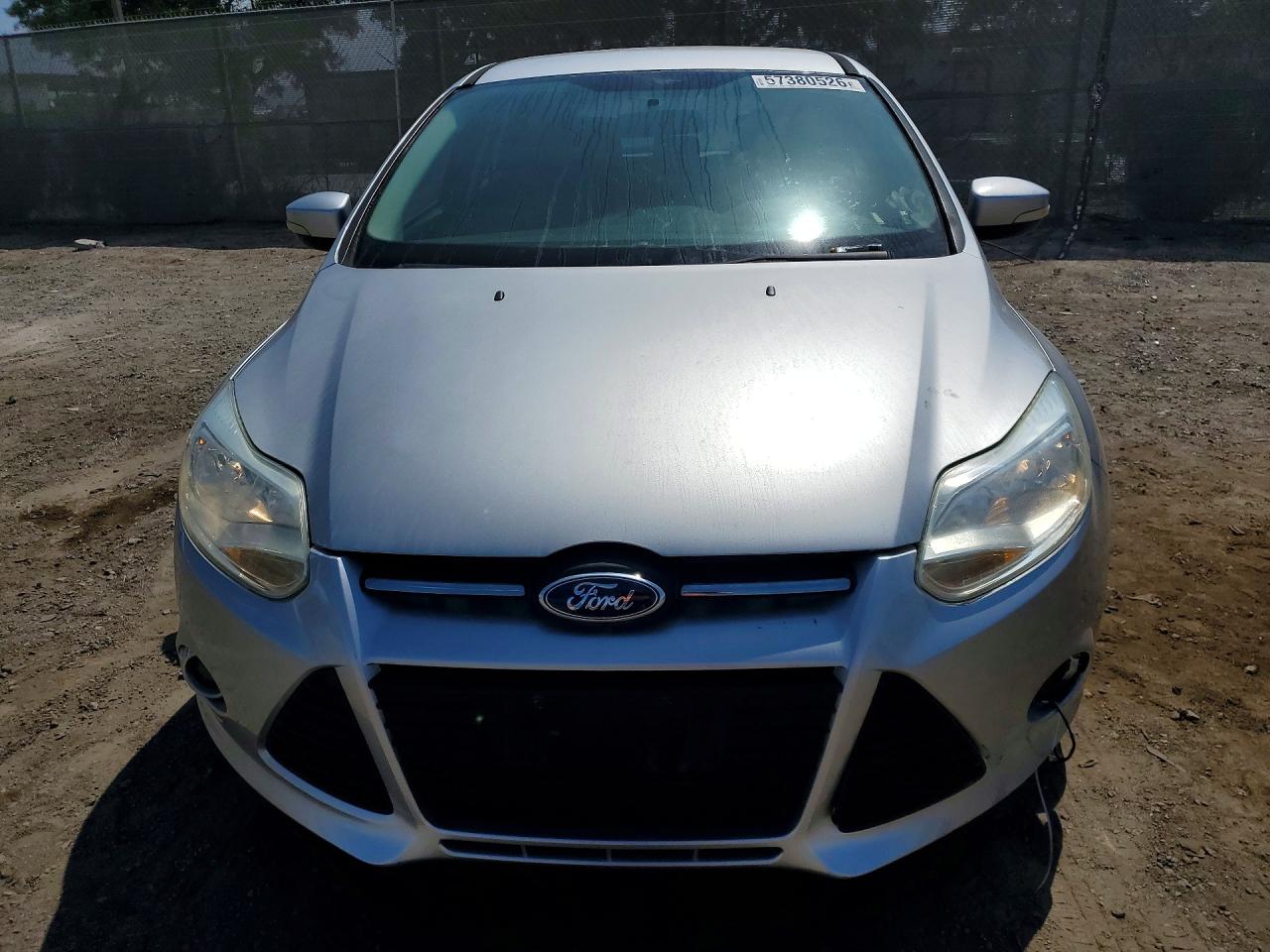 2014 Ford Focus Se Silver vin: 1FADP3K26EL287076