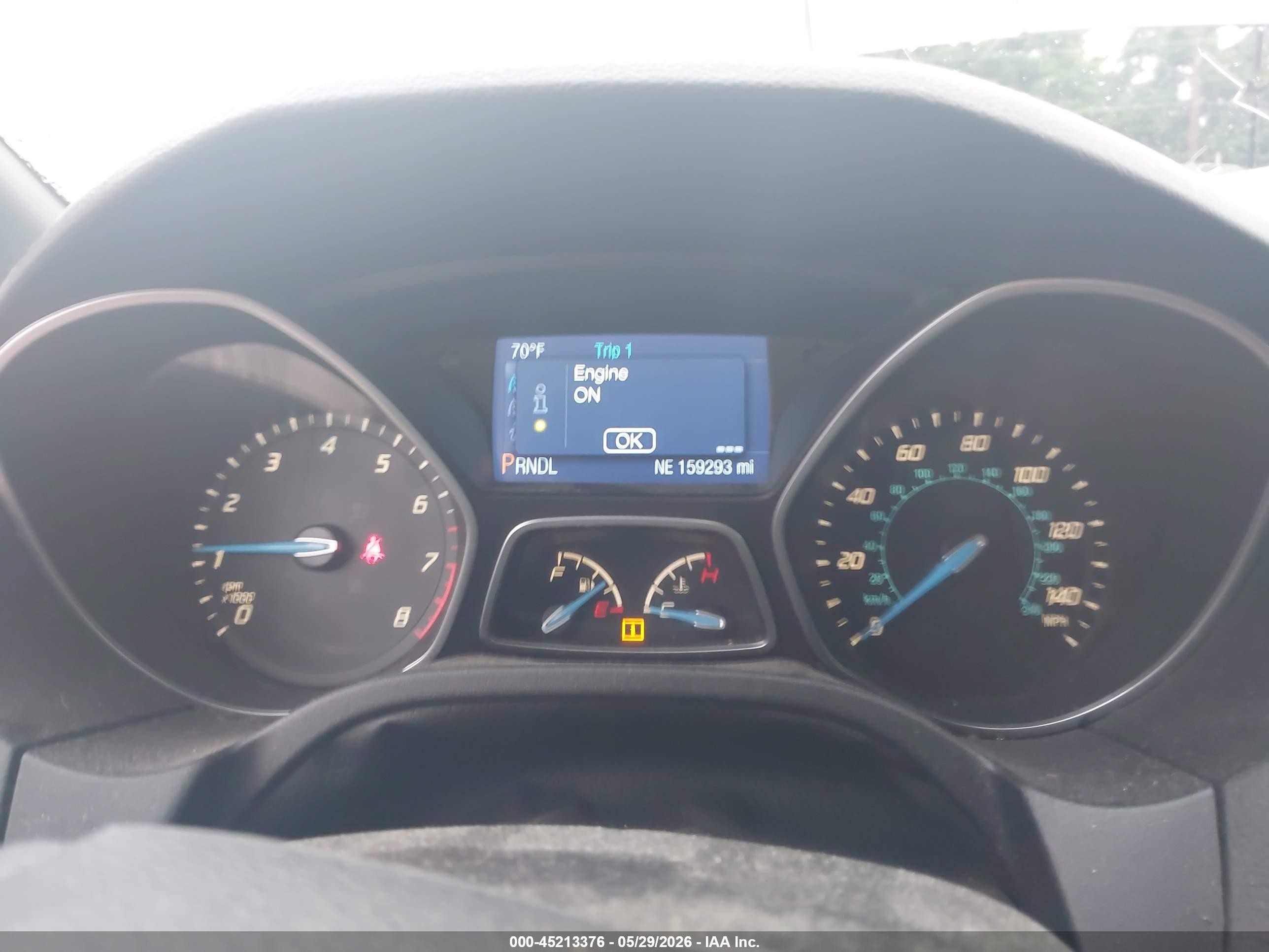 2014 Ford Focus Se Gray vin: 1FADP3K26EL288079
