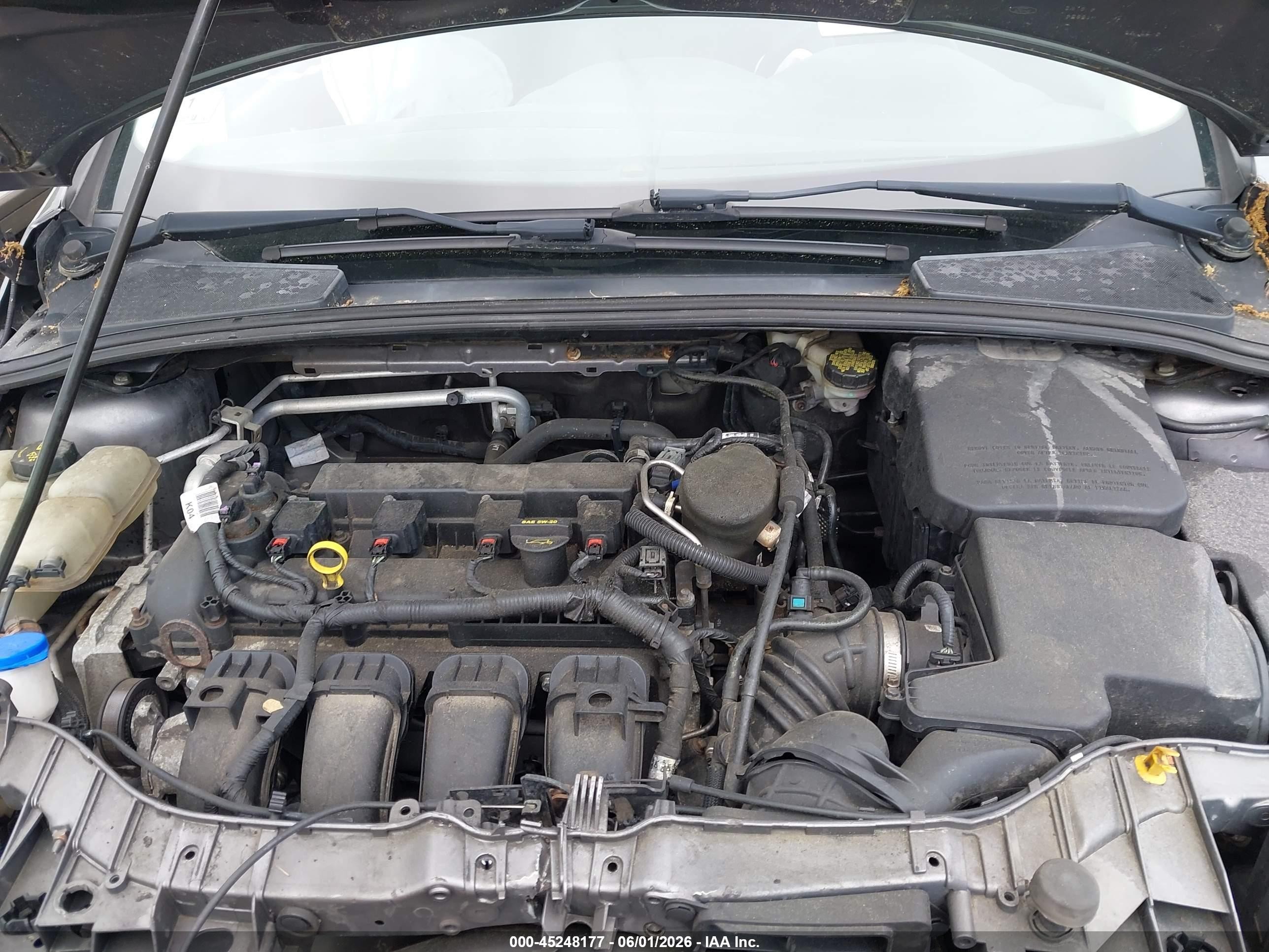 2014 Ford Focus Se Gray vin: 1FADP3K26EL313496