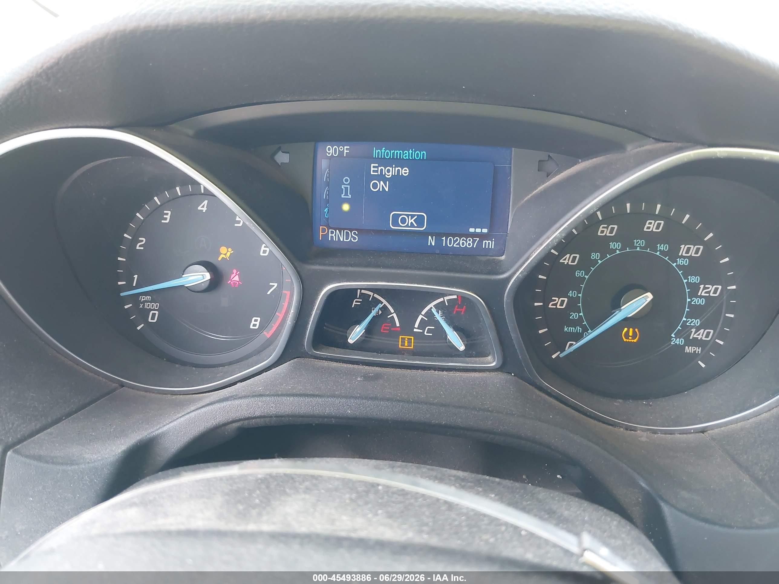 2014 Ford Focus Se Blue vin: 1FADP3K26EL327222