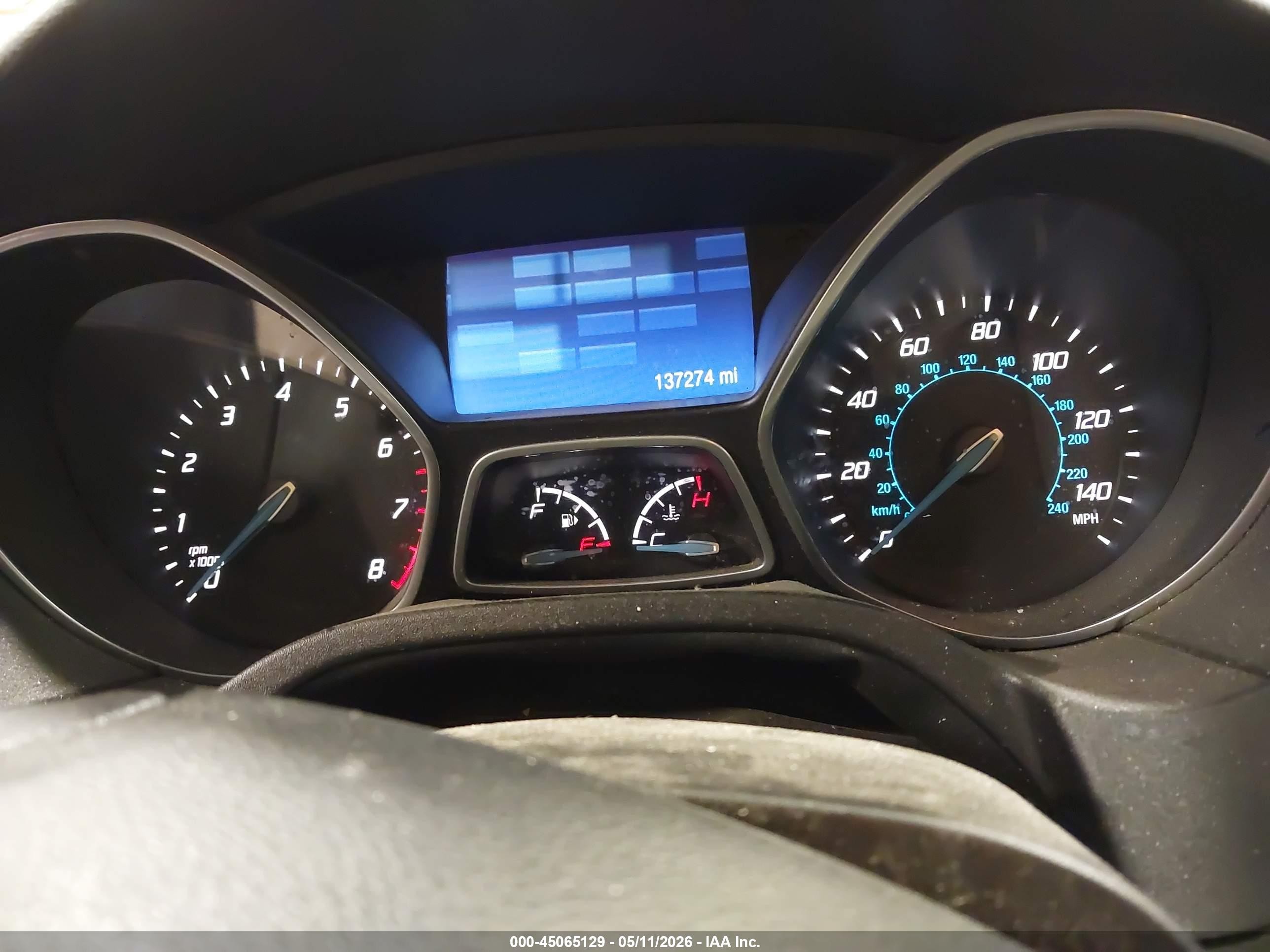 2014 Ford Focus Se Gray vin: 1FADP3K26EL341055