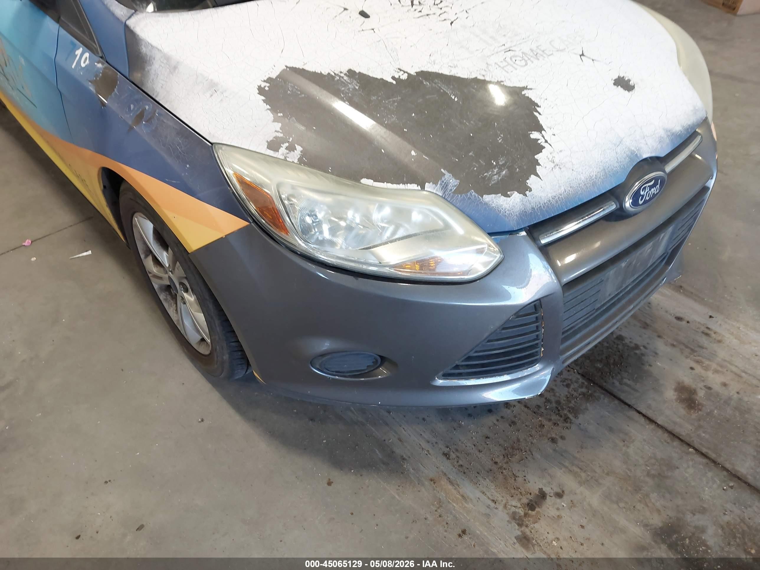 2014 Ford Focus Se Gray vin: 1FADP3K26EL341055