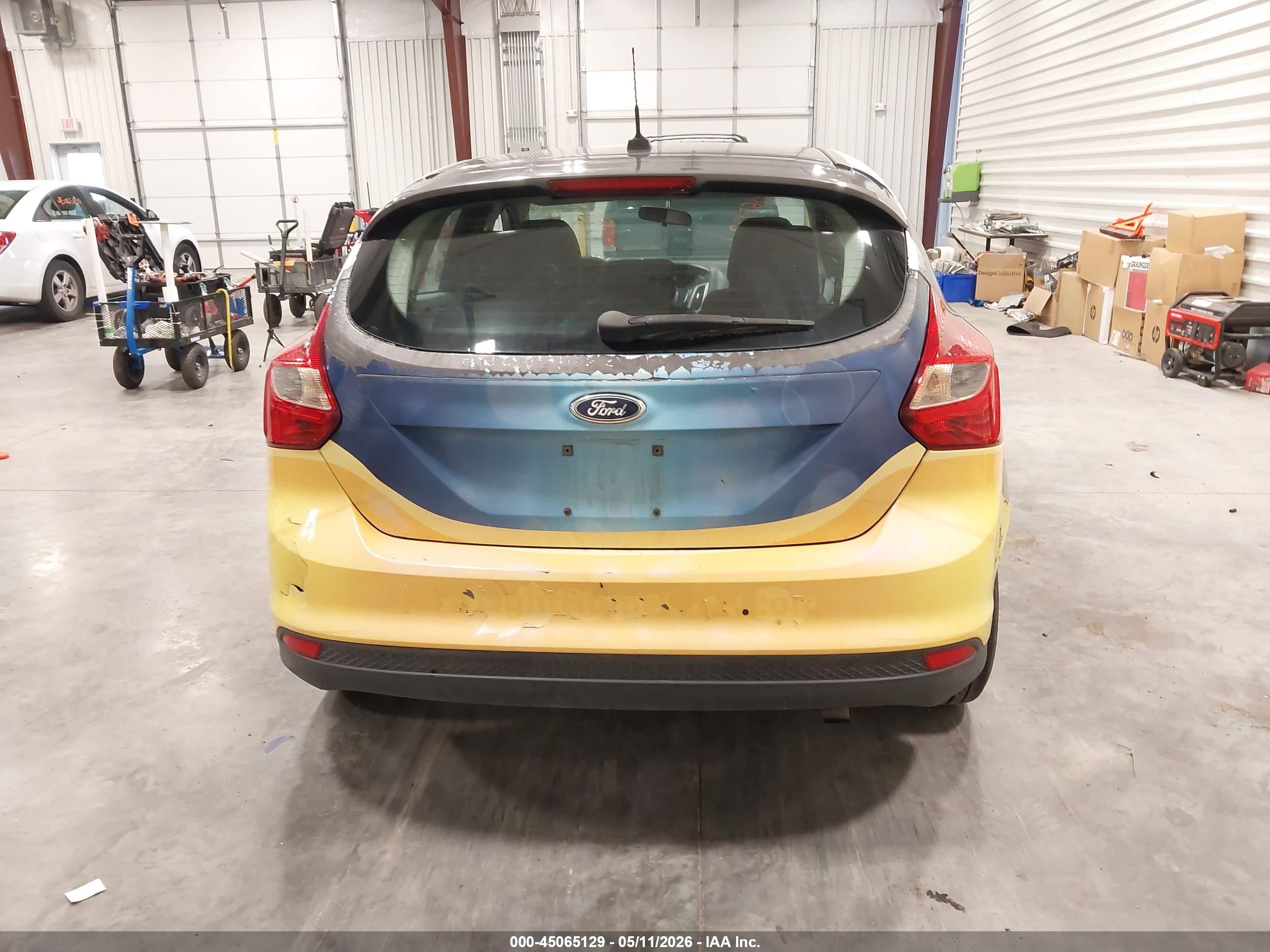 2014 Ford Focus Se Gray vin: 1FADP3K26EL341055