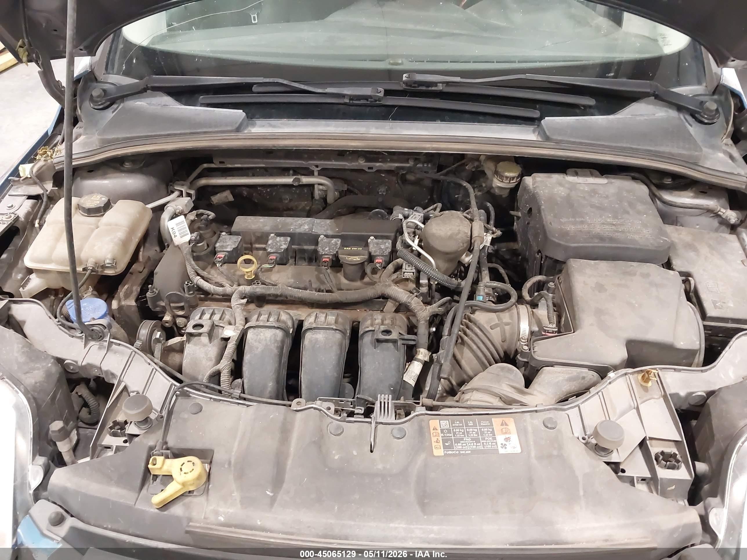 2014 Ford Focus Se Gray vin: 1FADP3K26EL341055