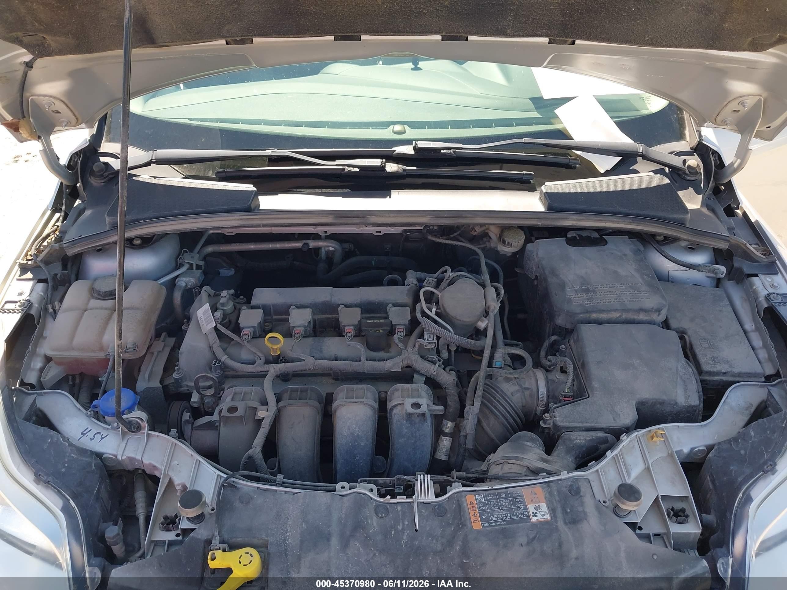 2014 Ford Focus Se Silver vin: 1FADP3K26EL349785