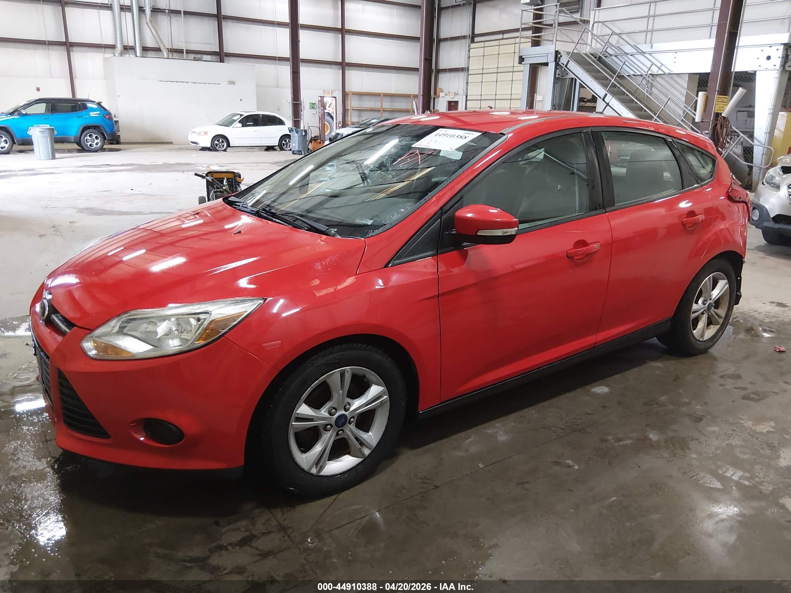 2014 Ford Focus Se Red vin: 1FADP3K26EL373875