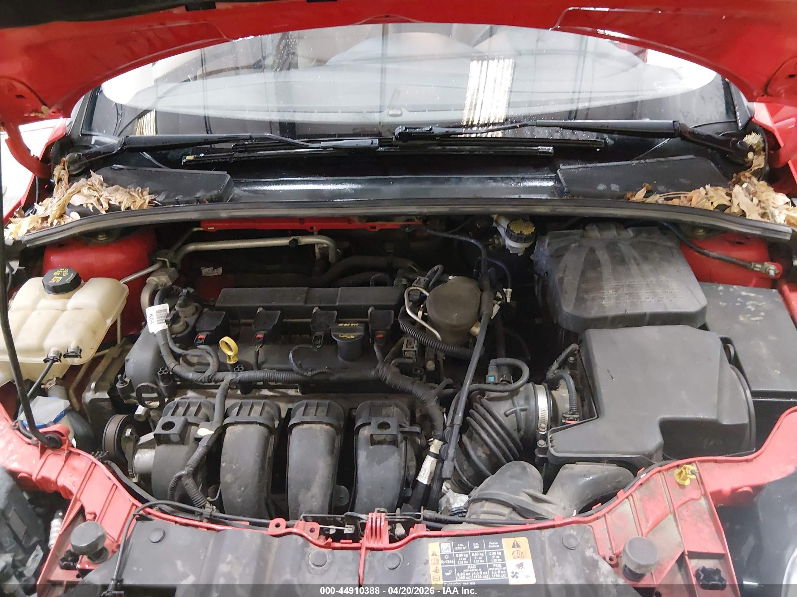 2014 Ford Focus Se Red vin: 1FADP3K26EL373875