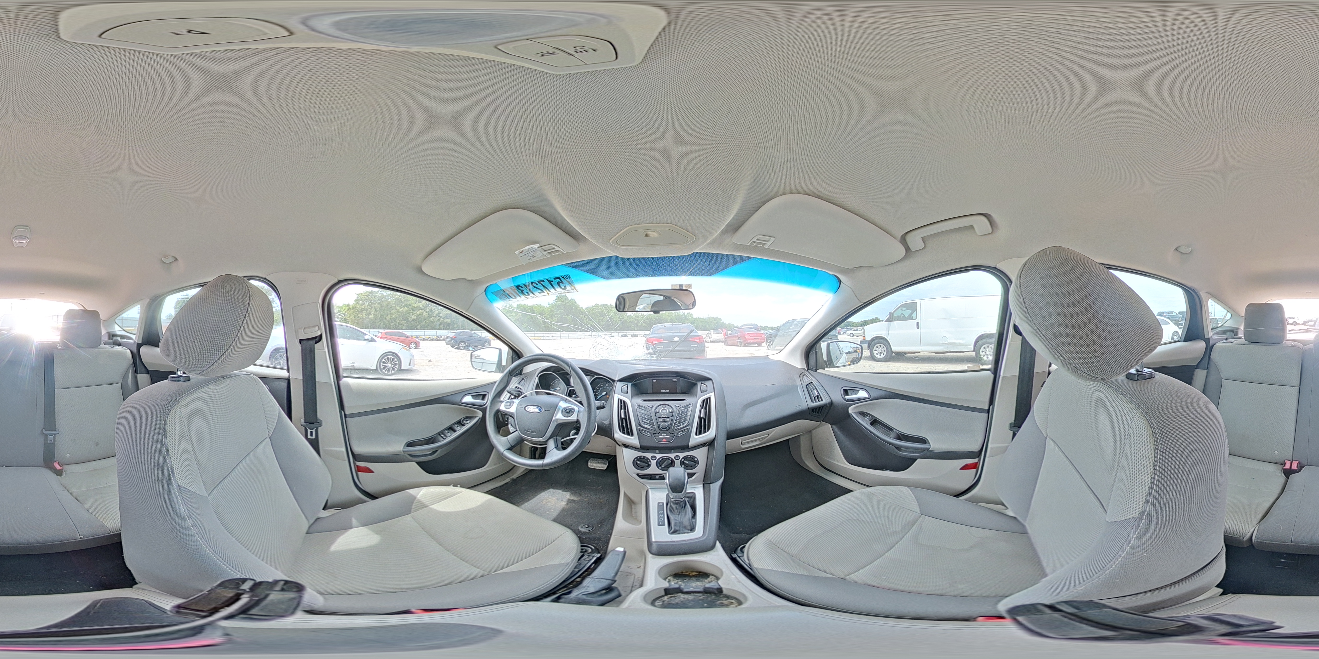 2014 Ford Focus Se White vin: 1FADP3K26EL429877