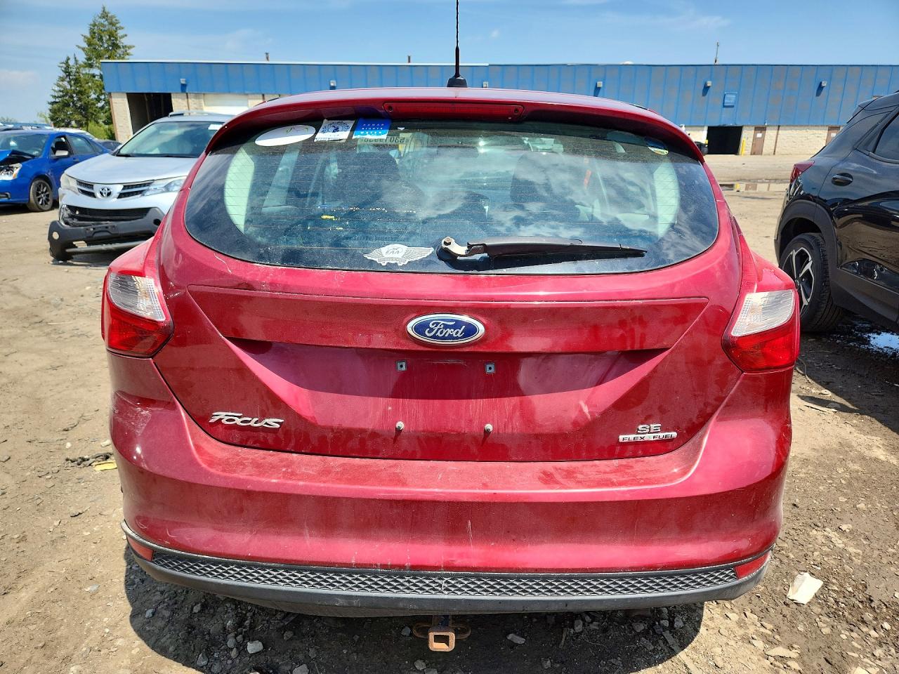 2014 Ford Focus Se Red vin: 1FADP3K26EL439258