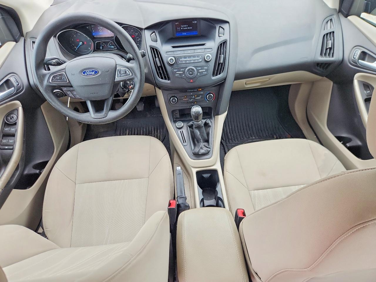 2015 Ford Focus Se Gray vin: 1FADP3K26FL200164