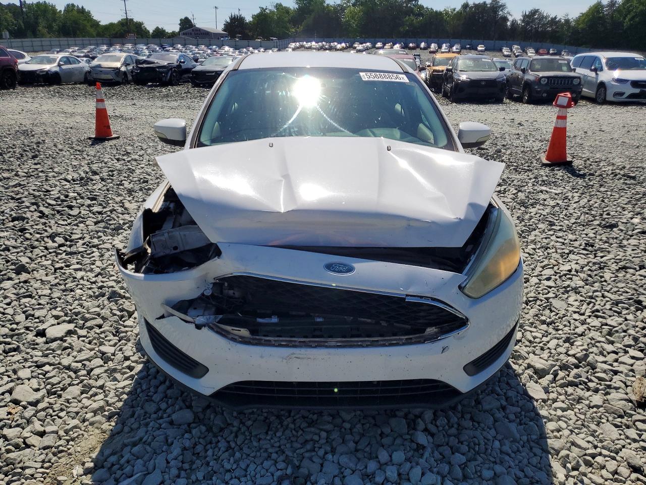 2015 Ford Focus Se White vin: 1FADP3K26FL224481