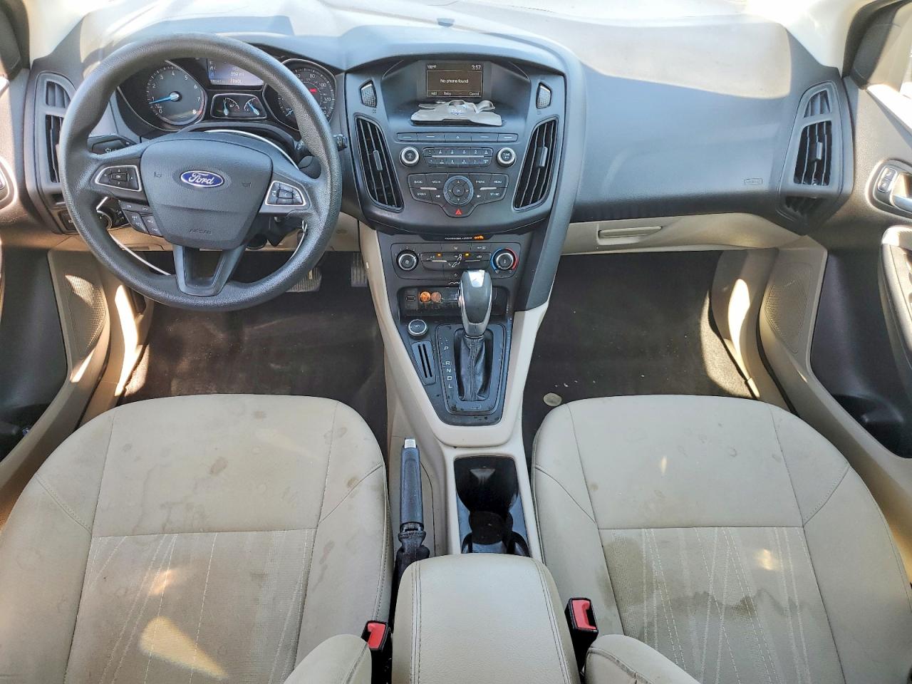 2015 Ford Focus Se White vin: 1FADP3K26FL224481