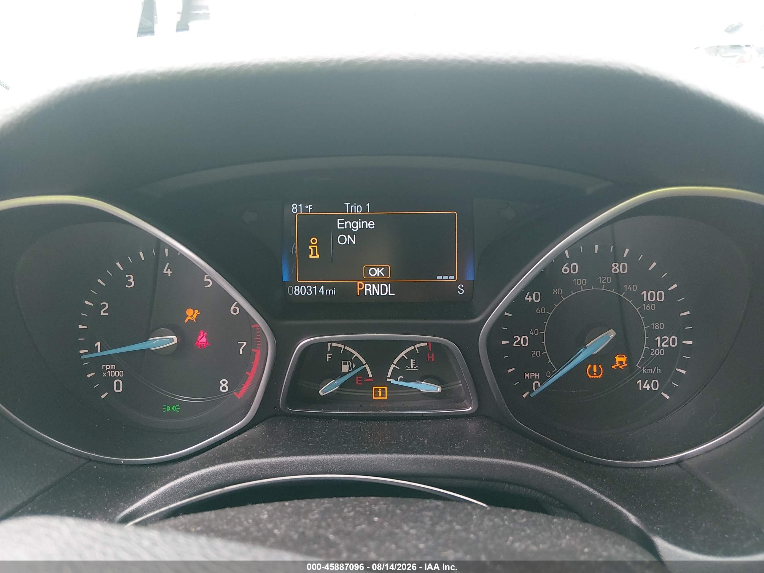 2015 Ford Focus Se Red vin: 1FADP3K26FL237554