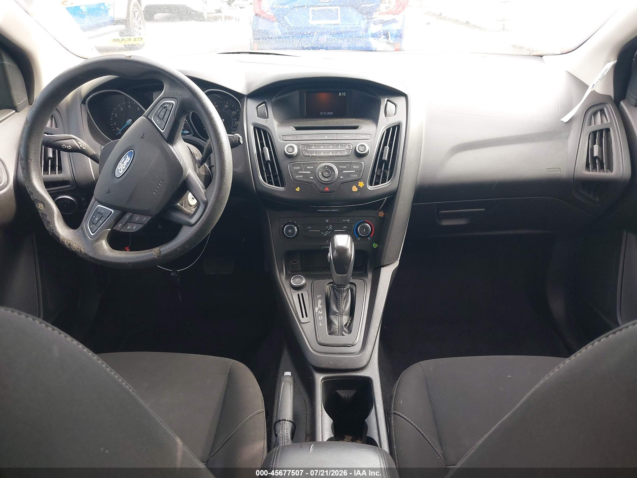 2015 Ford Focus Se White vin: 1FADP3K26FL316111