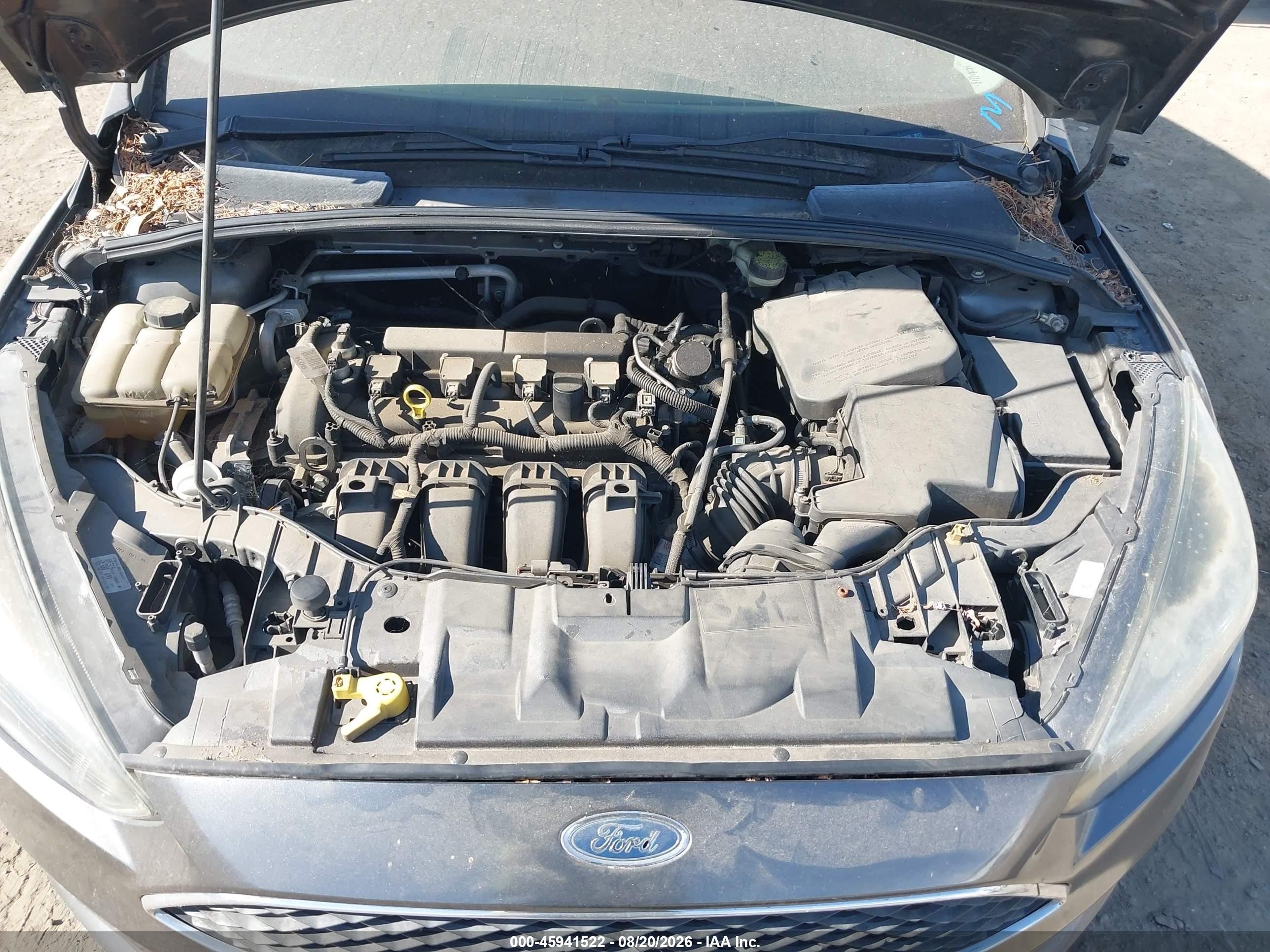 2015 Ford Focus Se Gray vin: 1FADP3K26FL324418