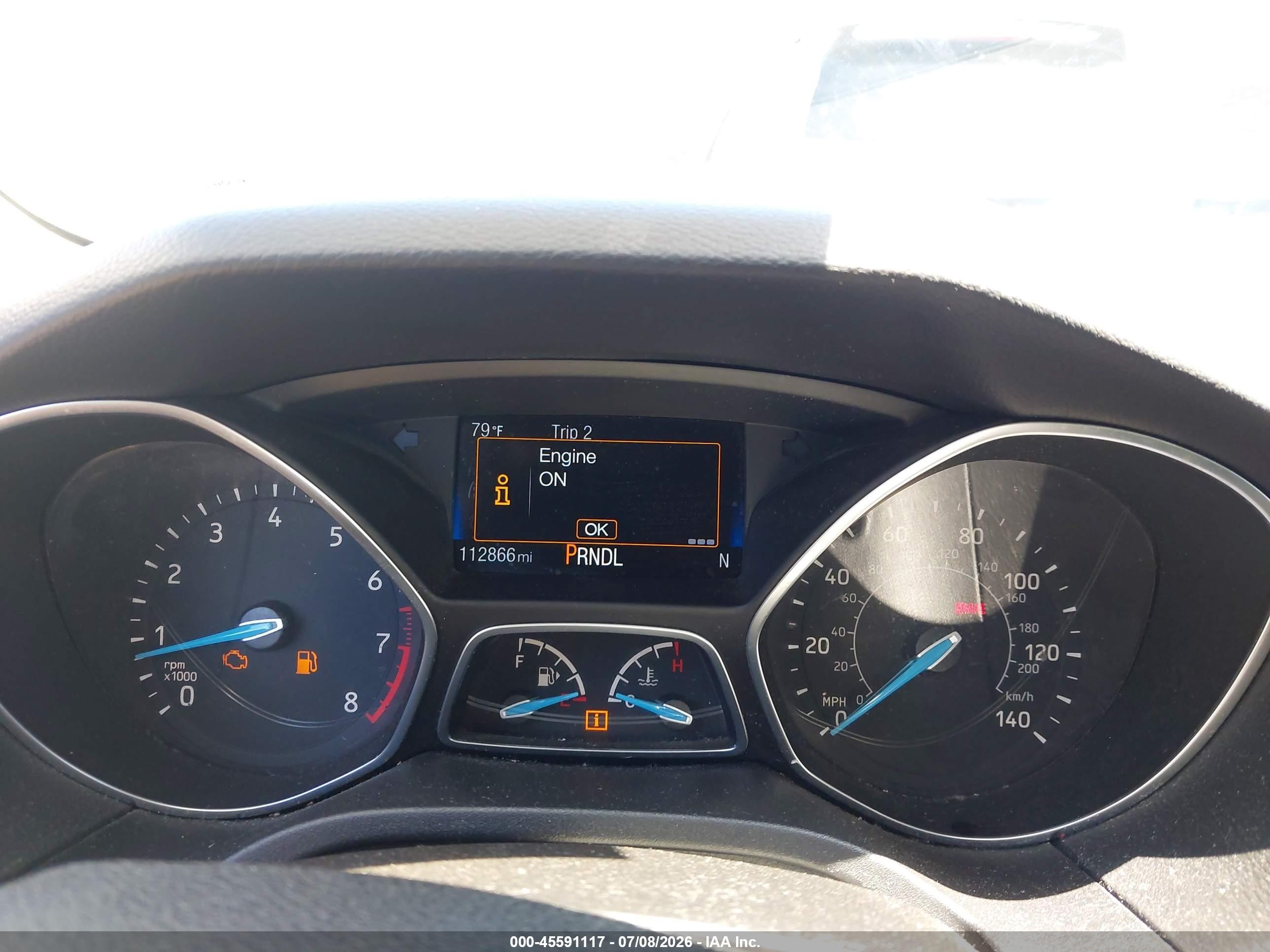 2015 Ford Focus Se Blue vin: 1FADP3K26FL325343