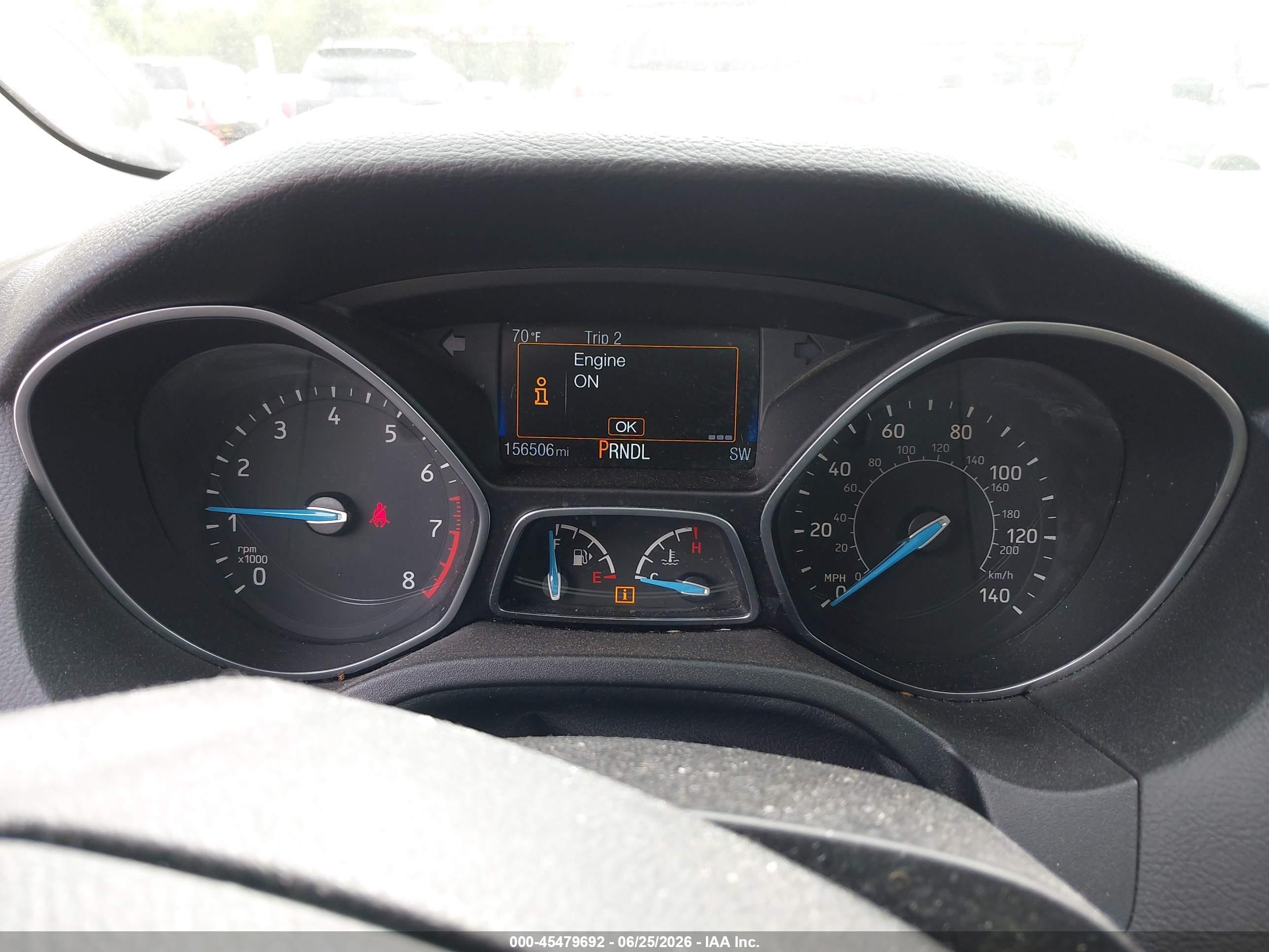 2015 Ford Focus Se Blue vin: 1FADP3K26FL327027