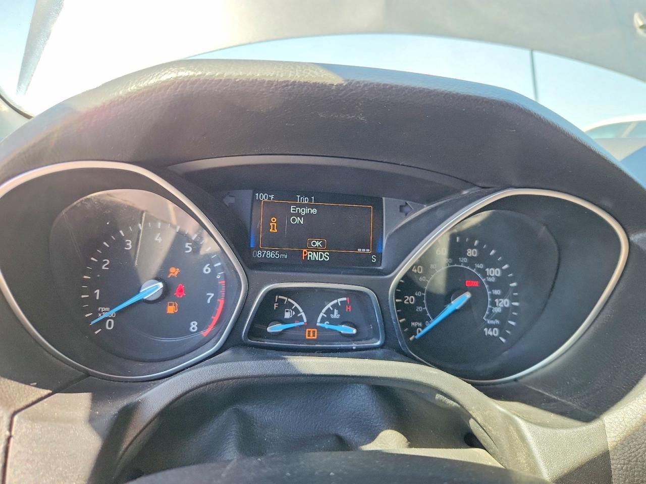 2015 Ford Focus Se Gray vin: 1FADP3K26FL327352