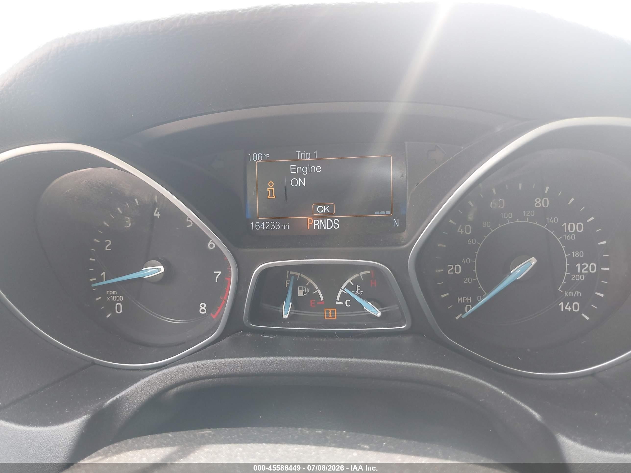 2015 Ford Focus Se Red vin: 1FADP3K26FL344247