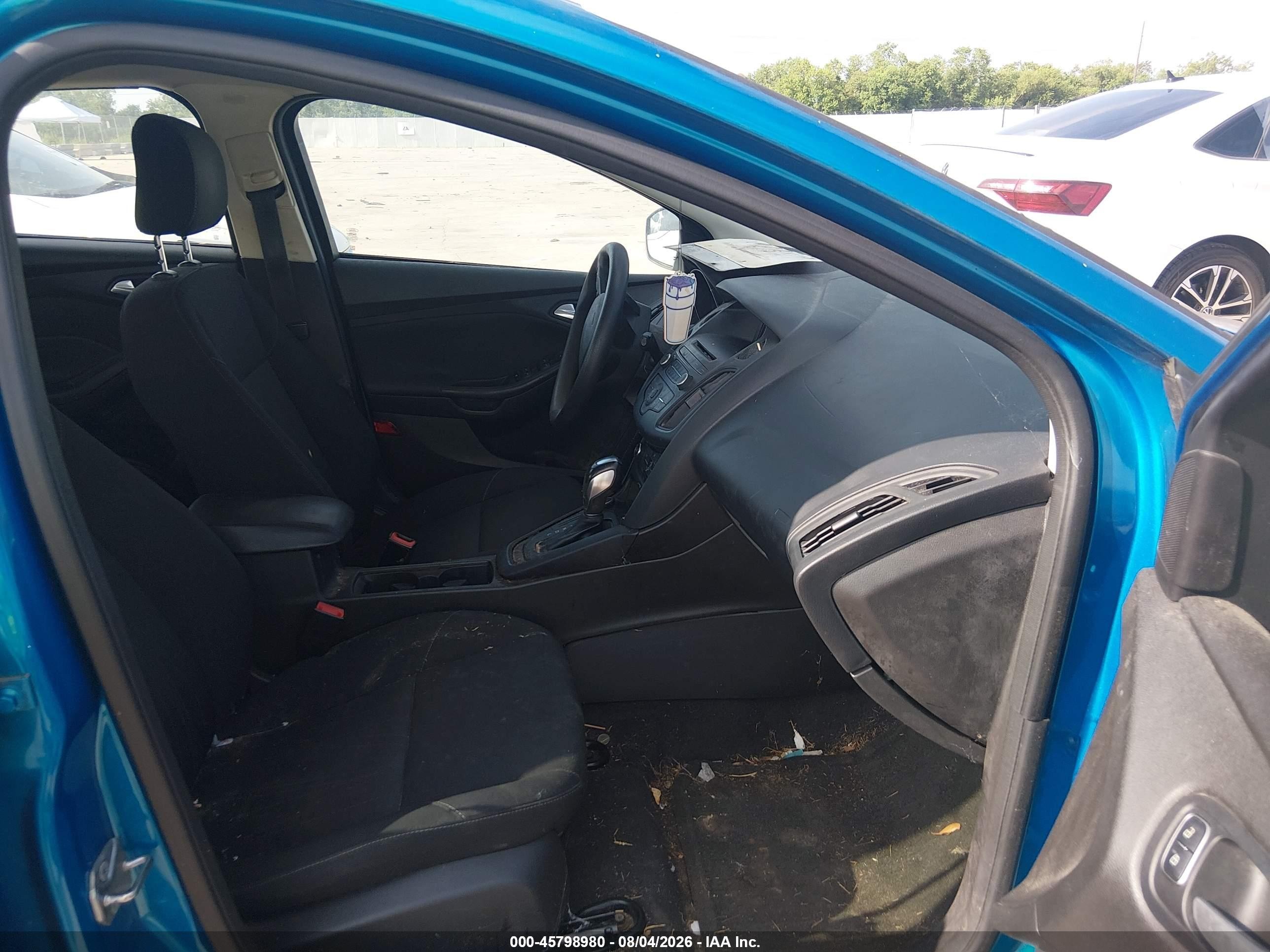 2015 Ford Focus Se Blue vin: 1FADP3K26FL347715