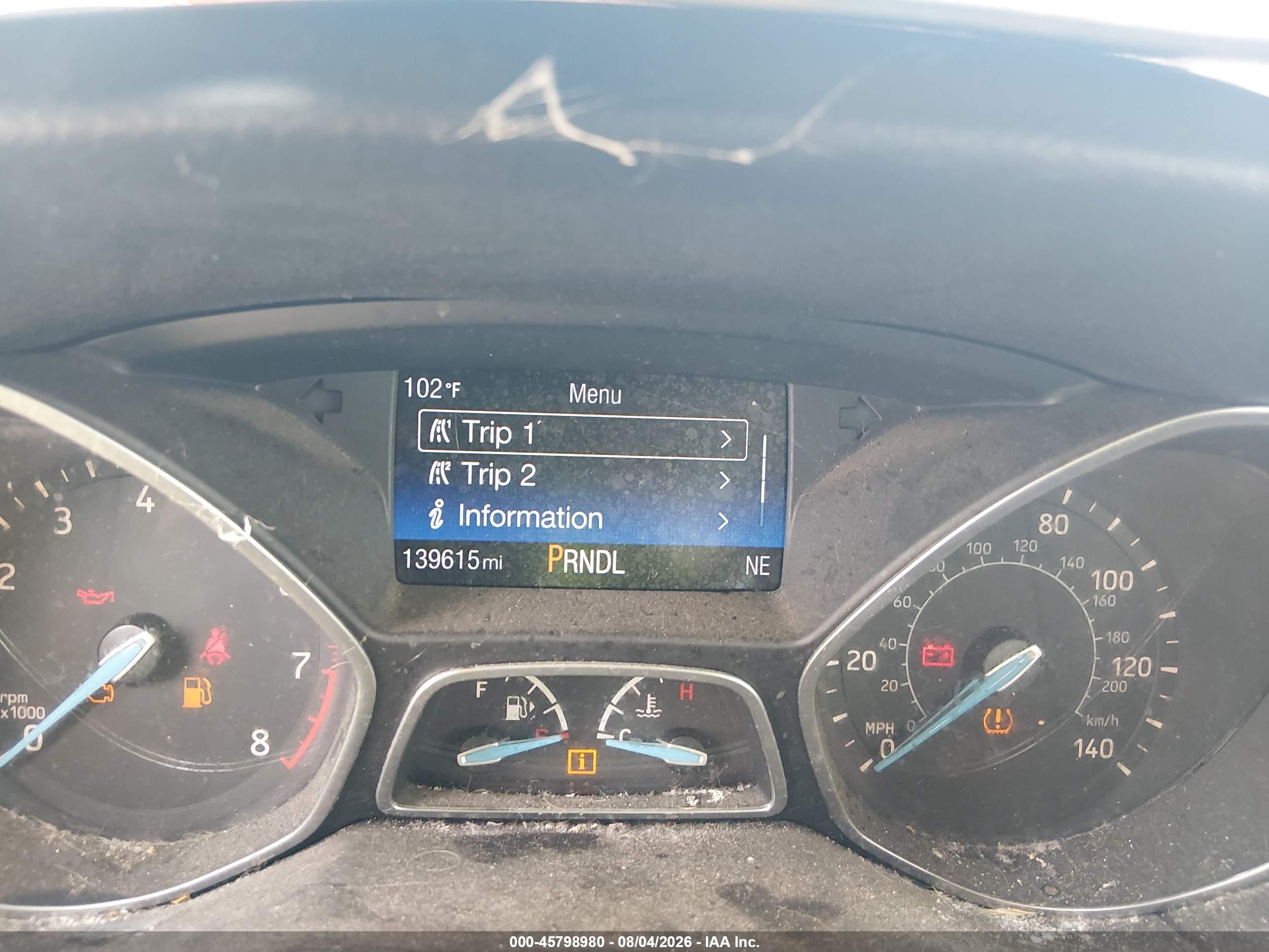 2015 Ford Focus Se Blue vin: 1FADP3K26FL347715