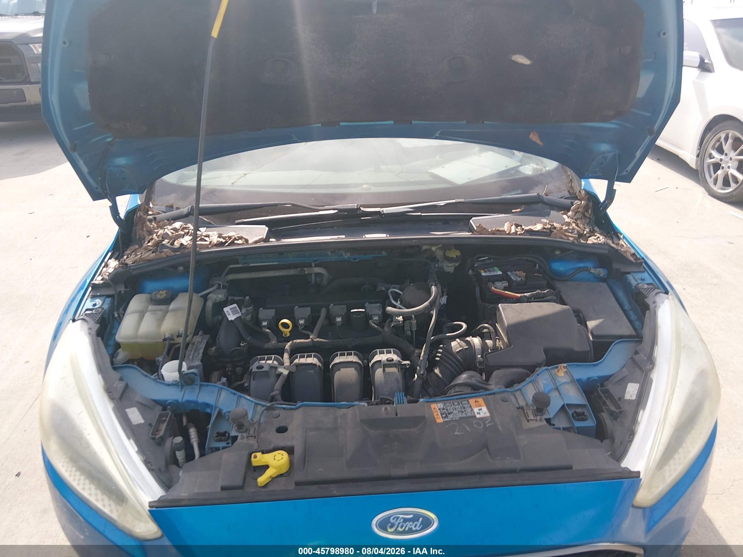 2015 Ford Focus Se Blue vin: 1FADP3K26FL347715