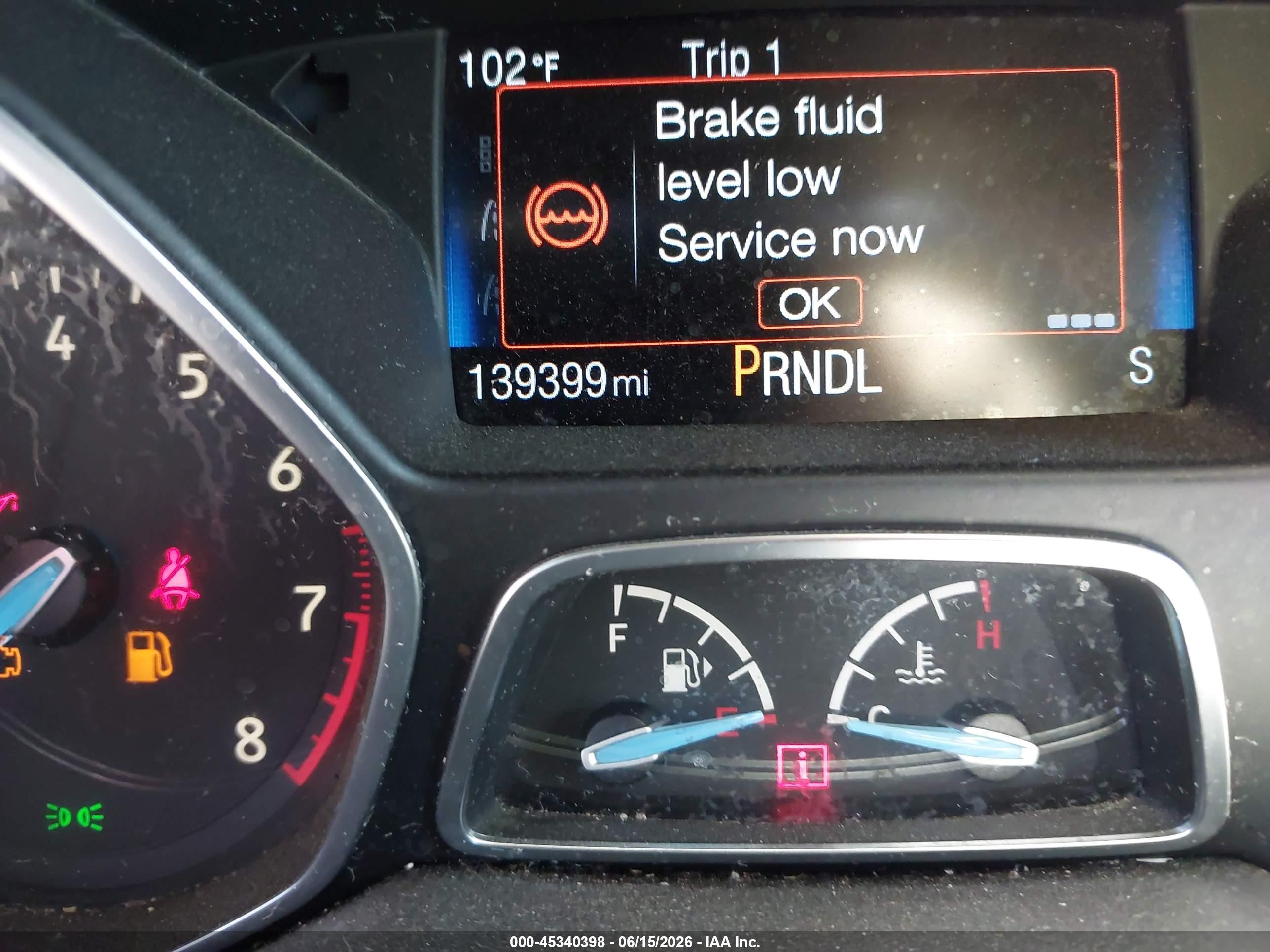 2015 Ford Focus Se Brown vin: 1FADP3K26FL351408