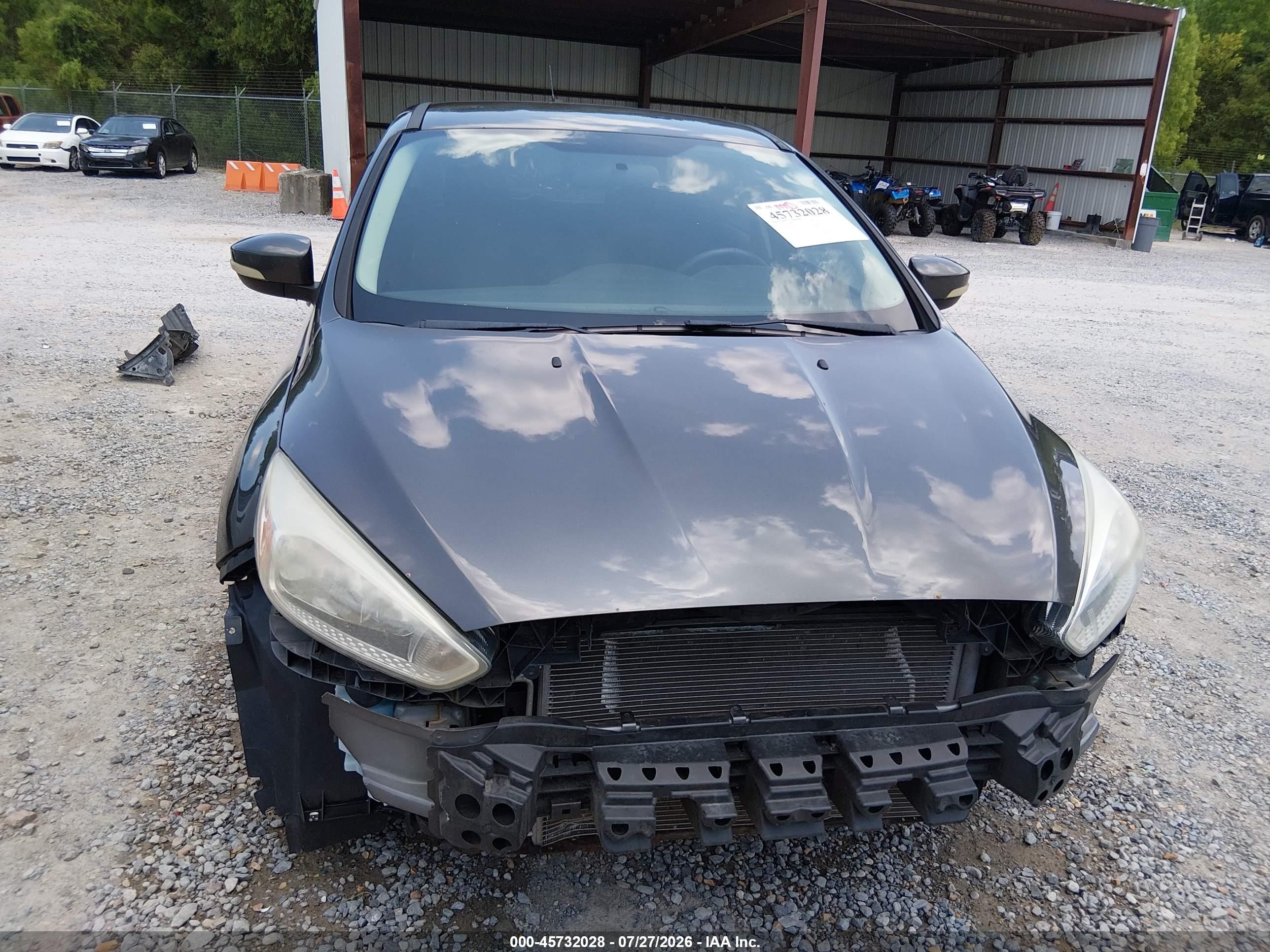 2015 Ford Focus Se Серый vin: 1FADP3K26FL360786