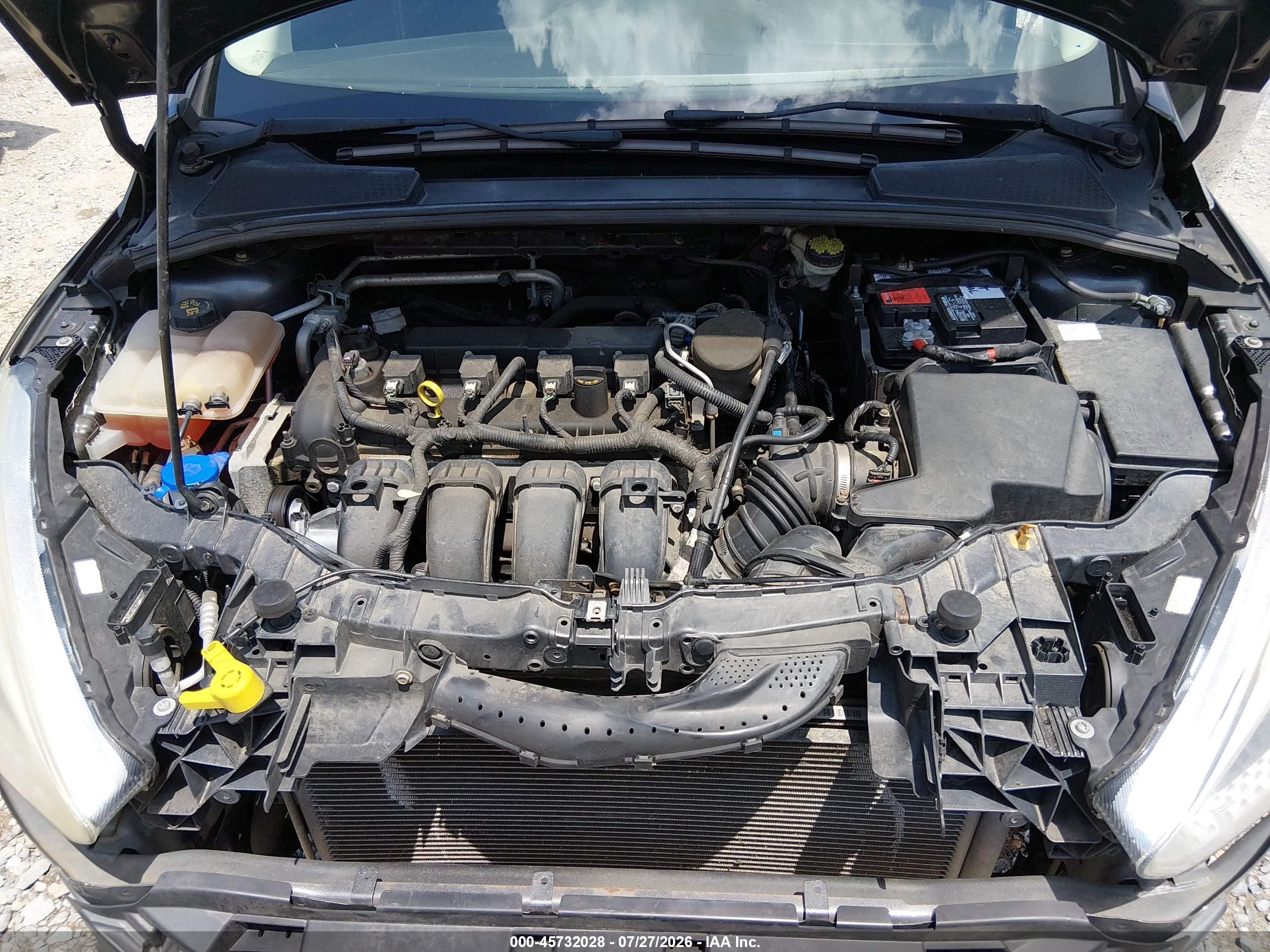 2015 Ford Focus Se Серый vin: 1FADP3K26FL360786